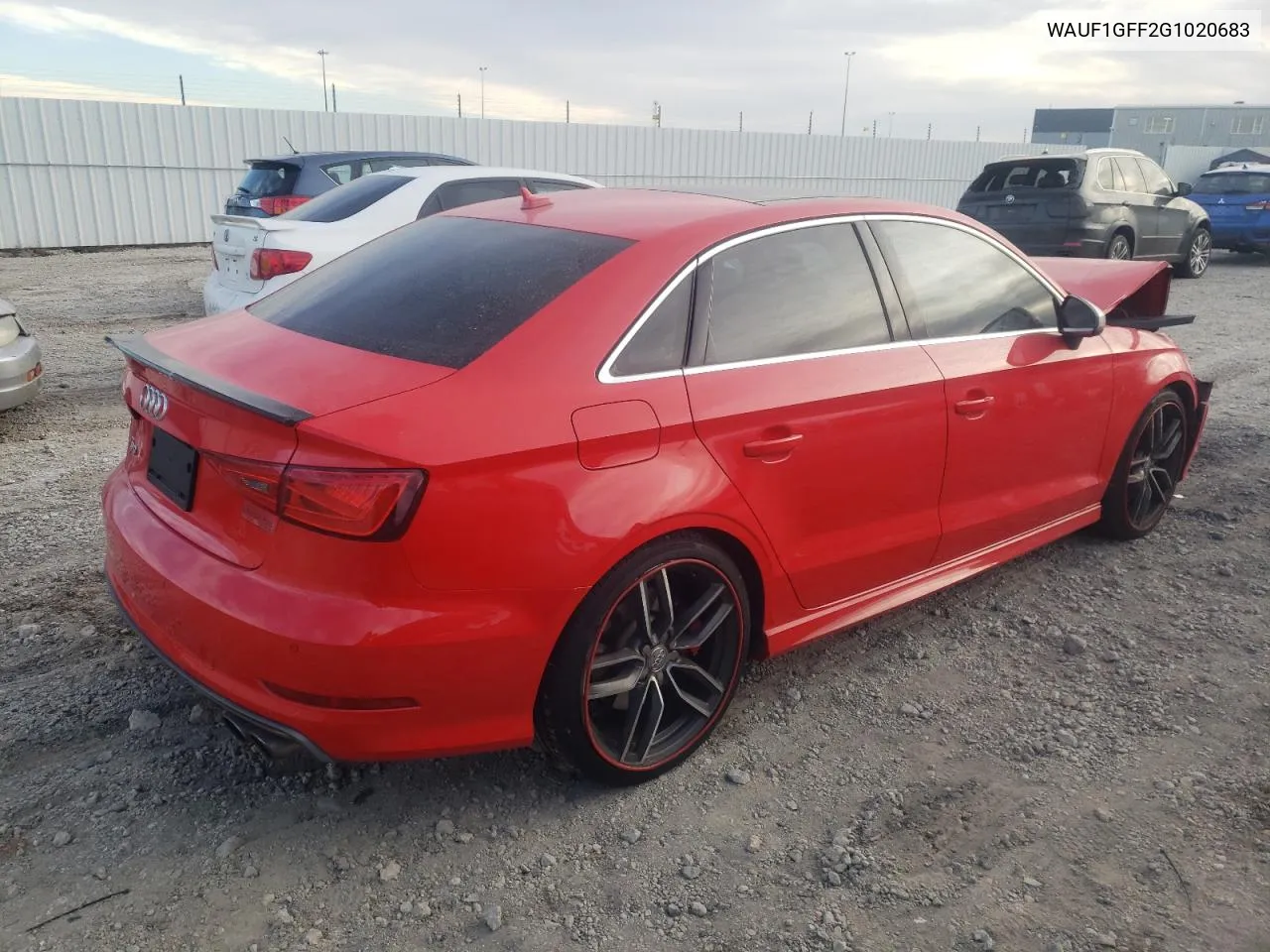 2016 Audi S3 Prestige VIN: WAUF1GFF2G1020683 Lot: 76345203