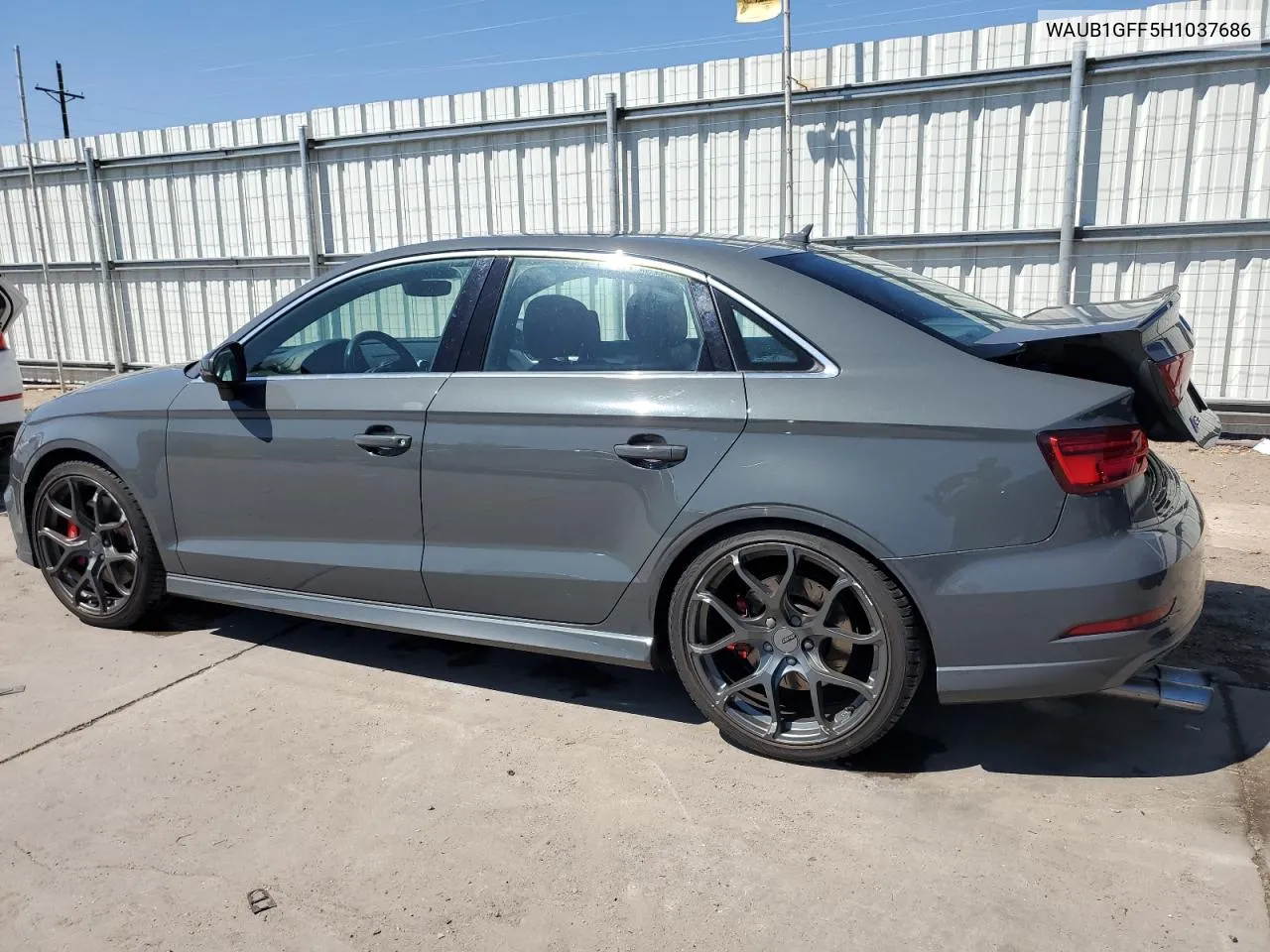 2017 Audi S3 Premium Plus VIN: WAUB1GFF5H1037686 Lot: 70276504