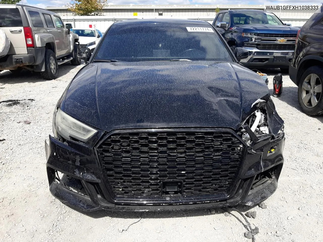 2017 Audi S3 Premium Plus VIN: WAUB1GFFXH1038333 Lot: 72211774