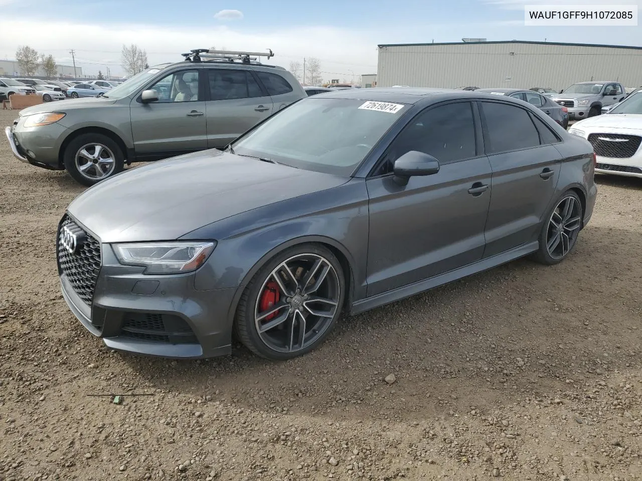 2017 Audi S3 Prestige VIN: WAUF1GFF9H1072085 Lot: 72619874