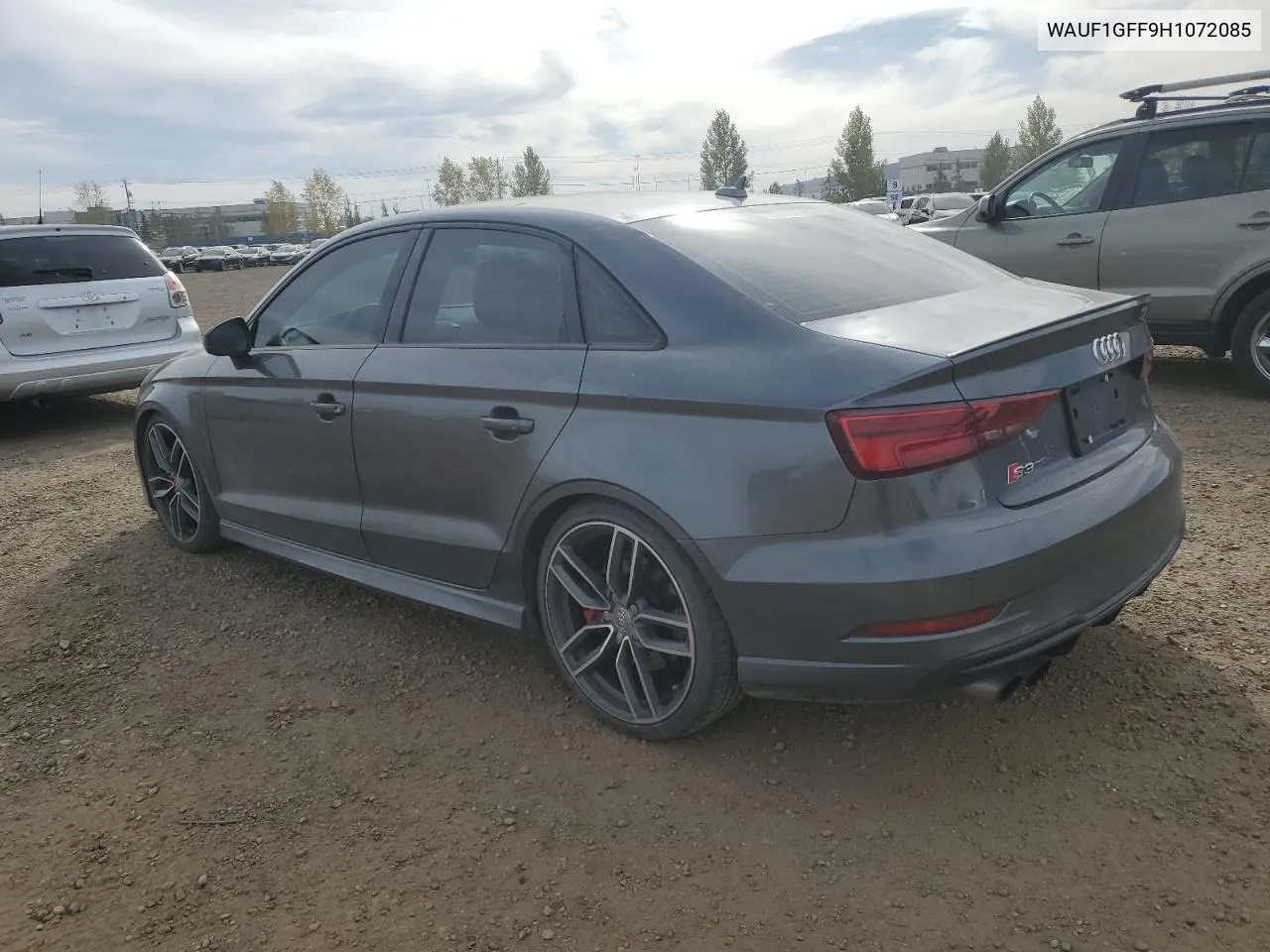 WAUF1GFF9H1072085 2017 Audi S3 Prestige