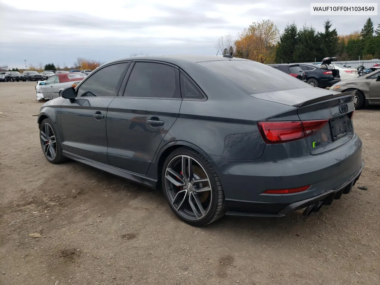 2017 Audi S3 Prestige VIN: WAUF1GFF0H1034549 Lot: 78952934