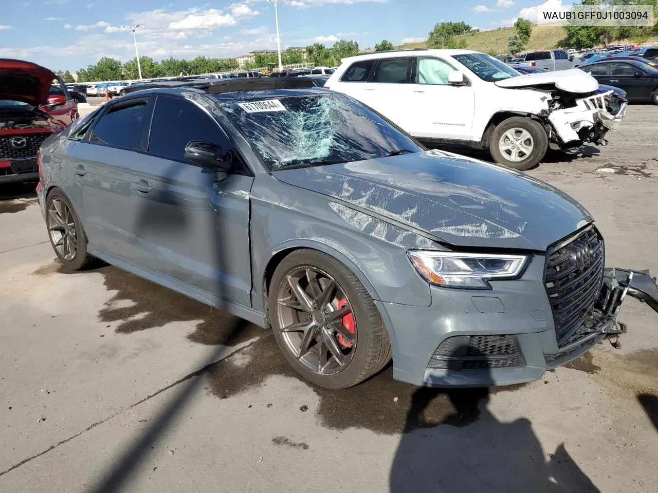 2018 Audi S3 Premium Plus VIN: WAUB1GFF0J1003094 Lot: 61700644