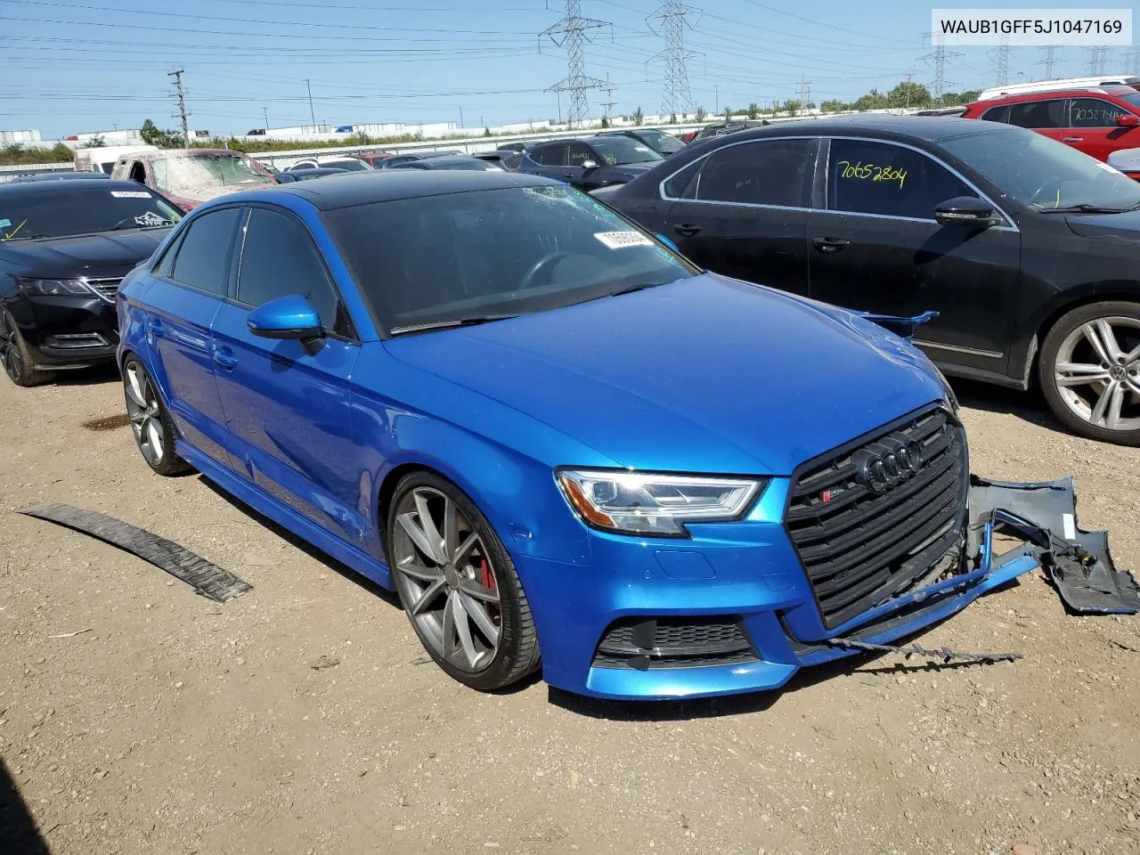 2018 Audi S3 Premium Plus VIN: WAUB1GFF5J1047169 Lot: 70590264