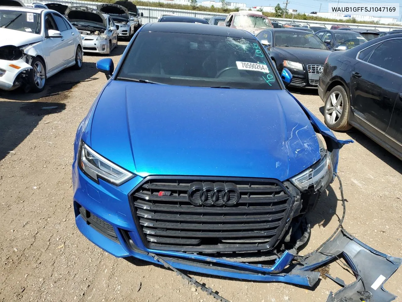 WAUB1GFF5J1047169 2018 Audi S3 Premium Plus