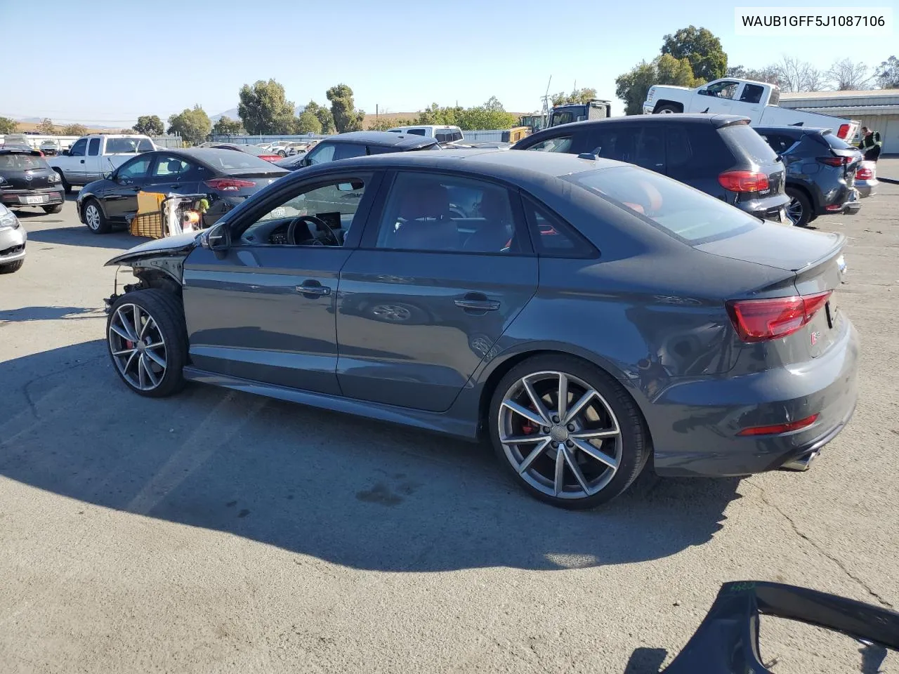 2018 Audi S3 Premium Plus VIN: WAUB1GFF5J1087106 Lot: 74536654