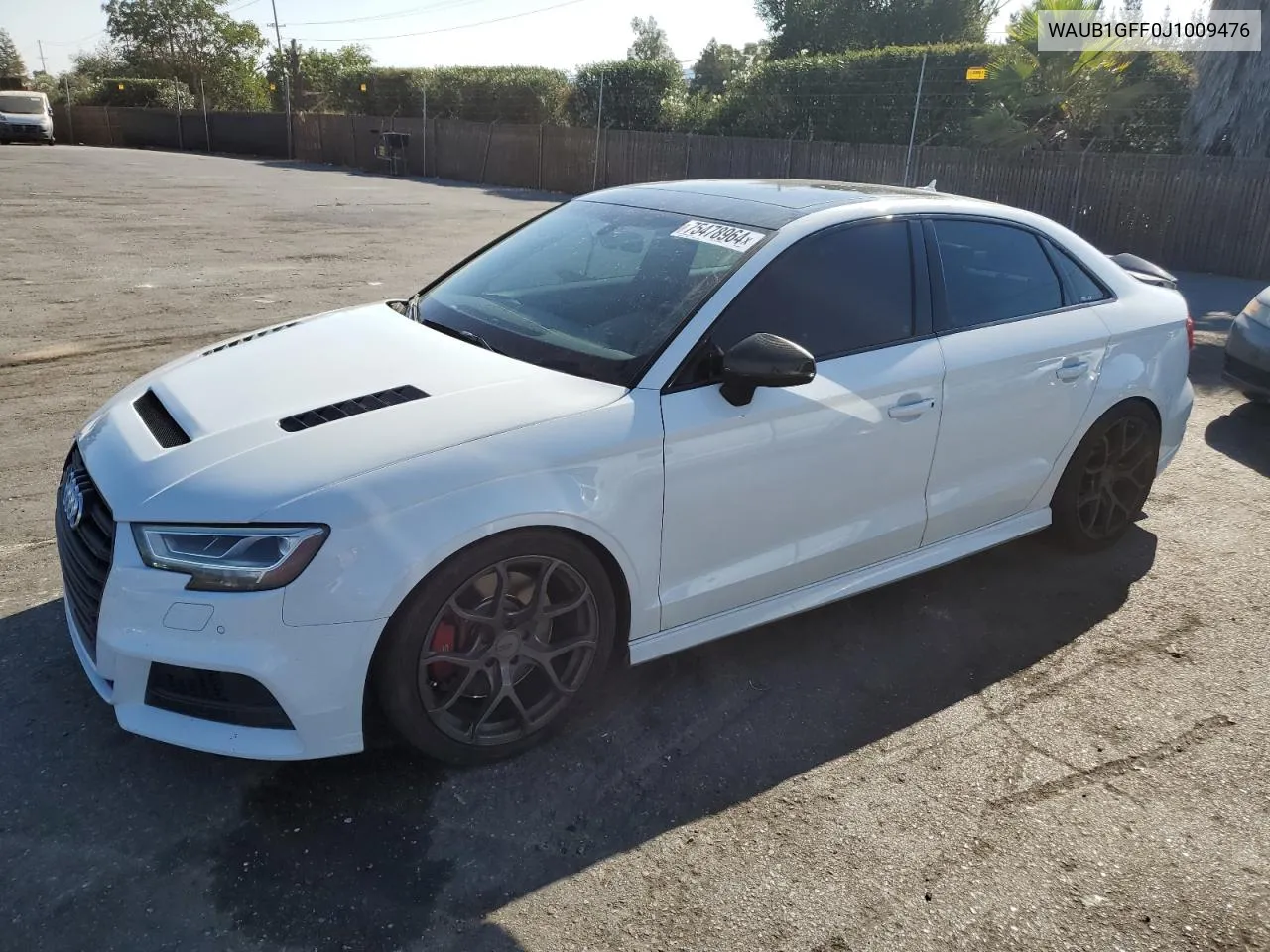 WAUB1GFF0J1009476 2018 Audi S3 Premium Plus