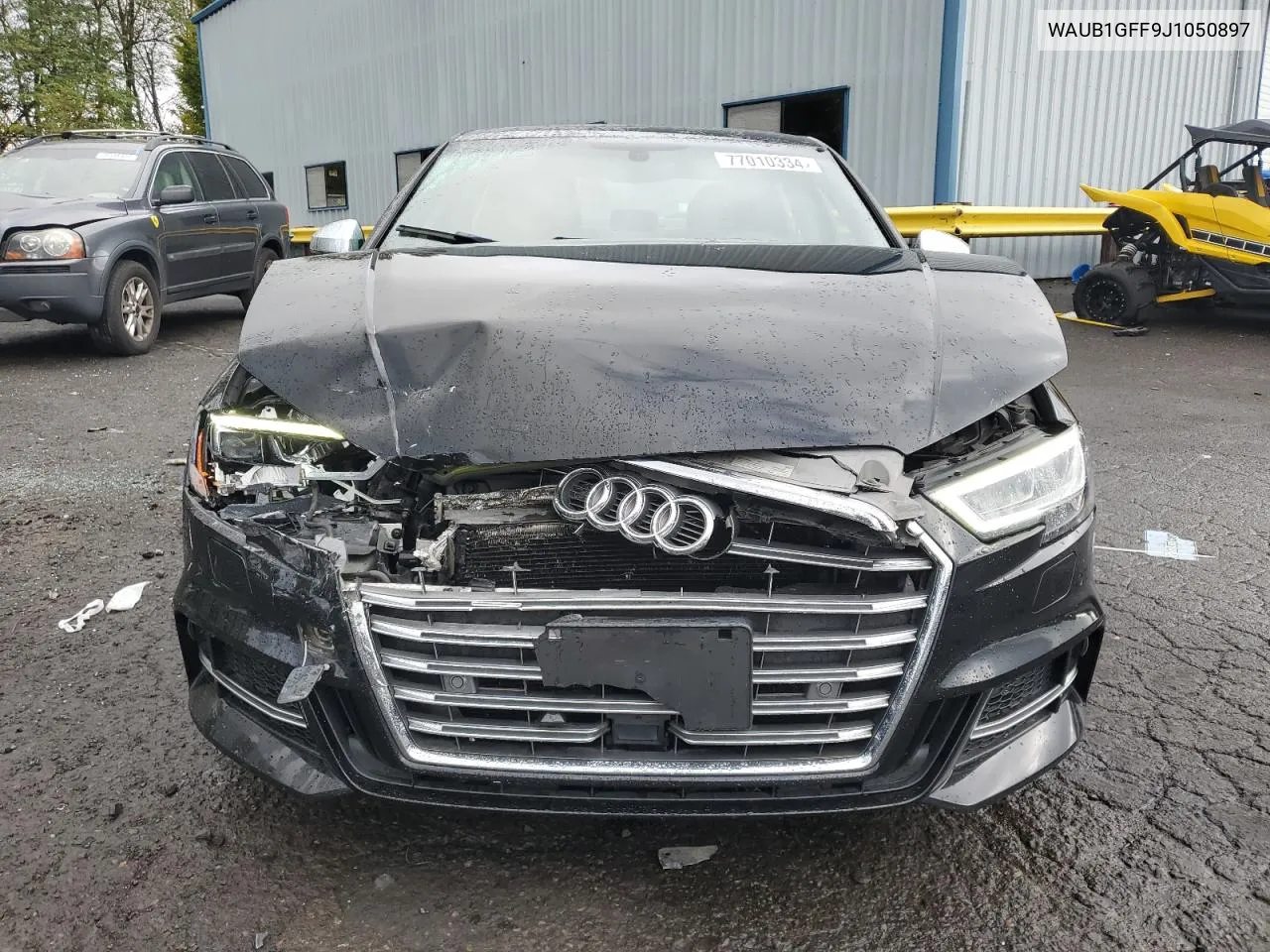 2018 Audi S3 Premium Plus VIN: WAUB1GFF9J1050897 Lot: 77010334