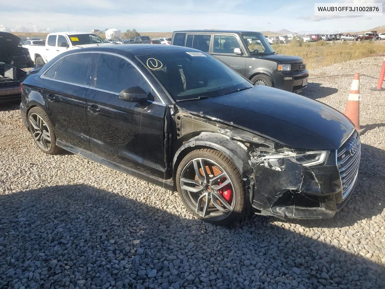 2018 Audi S3 Premium Plus VIN: WAUB1GFF3J1002876 Lot: 79230514