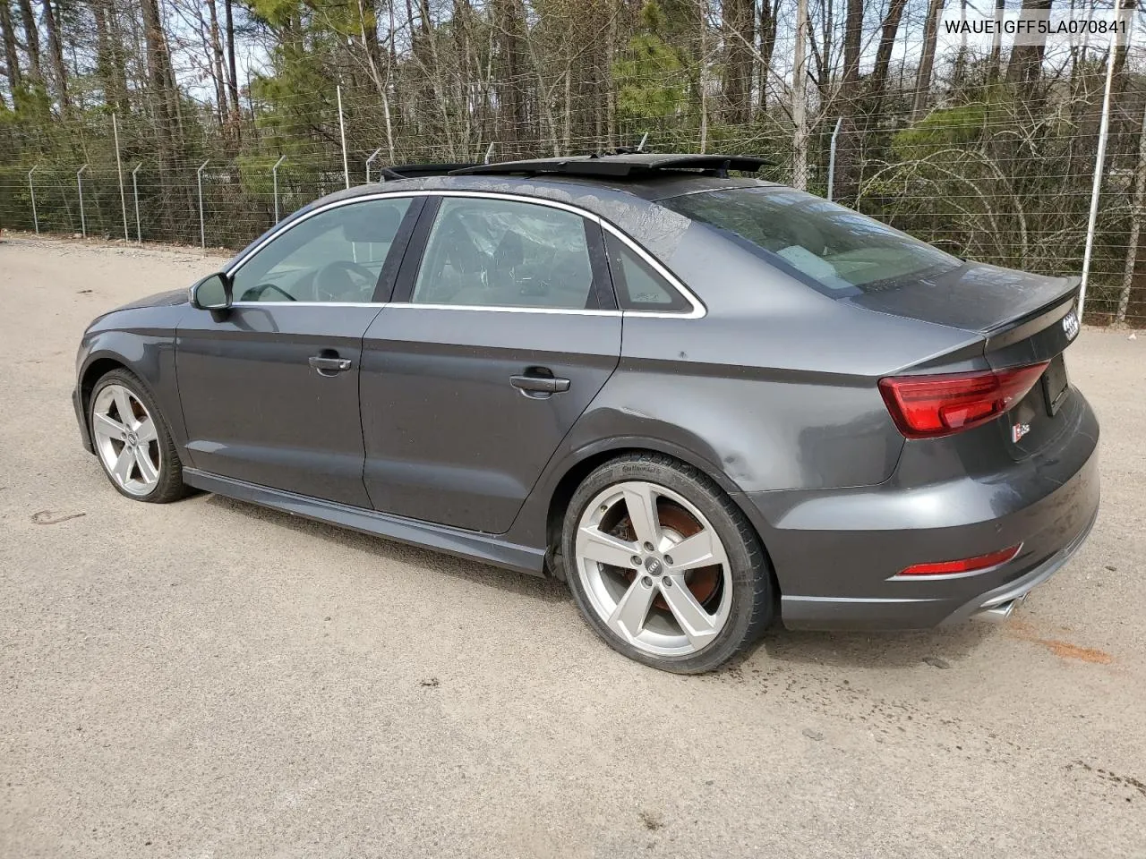 2020 Audi S3 Premium Plus VIN: WAUE1GFF5LA070841 Lot: 46303044