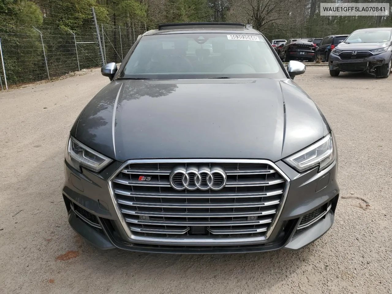 2020 Audi S3 Premium Plus VIN: WAUE1GFF5LA070841 Lot: 46303044