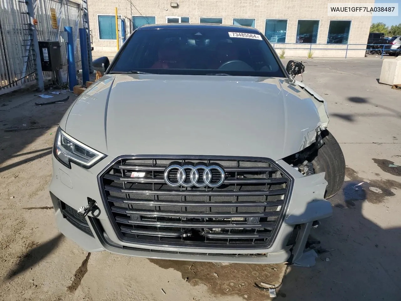 2020 Audi S3 Premium Plus VIN: WAUE1GFF7LA038487 Lot: 73485564