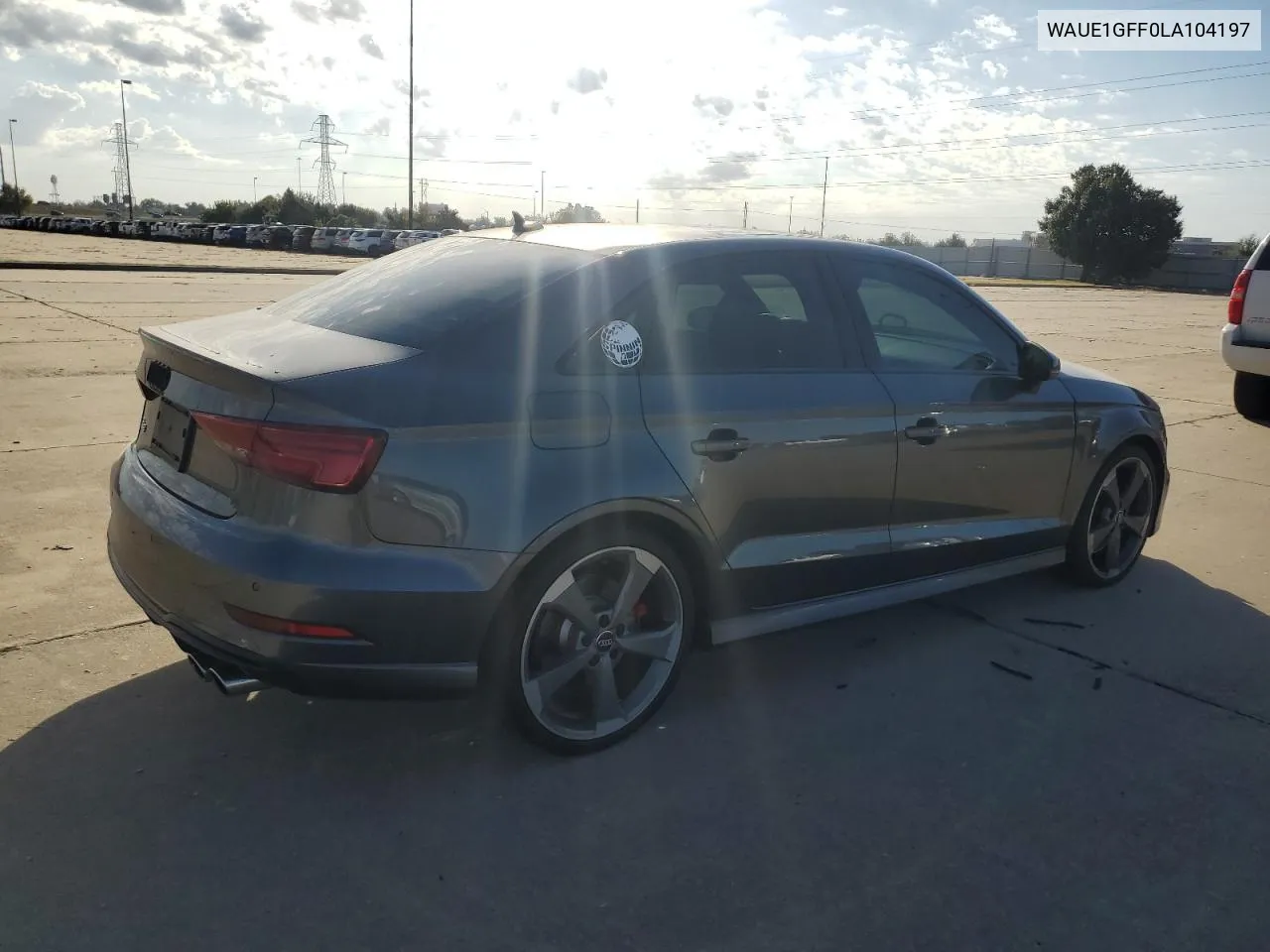 2020 Audi S3 Premium Plus VIN: WAUE1GFF0LA104197 Lot: 76975944