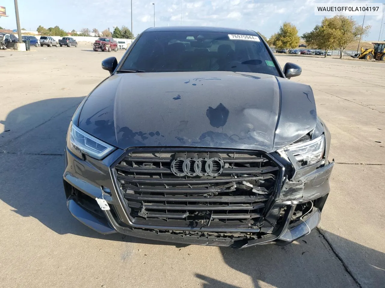 2020 Audi S3 Premium Plus VIN: WAUE1GFF0LA104197 Lot: 76975944