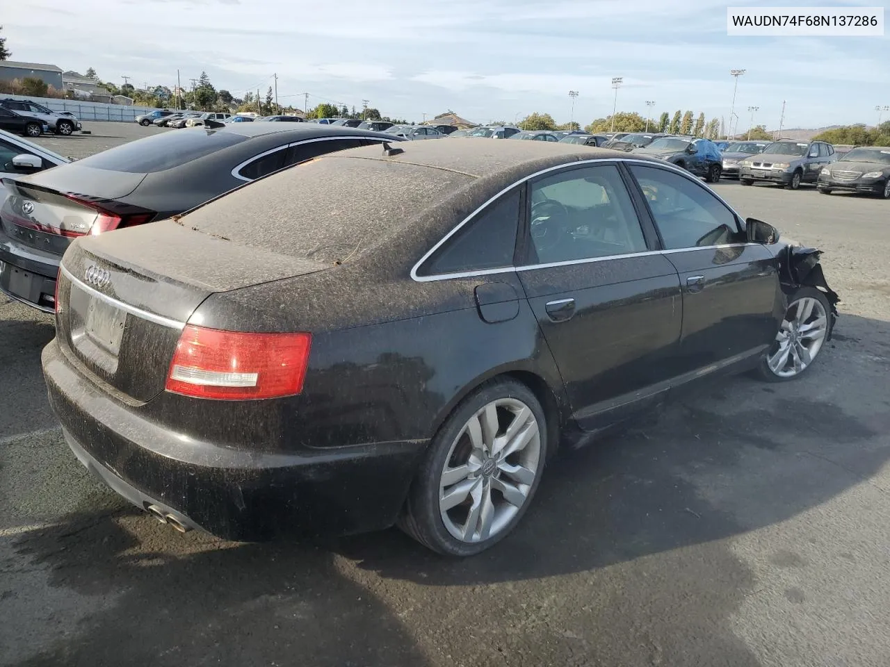 WAUDN74F68N137286 2008 Audi S6 Quattro