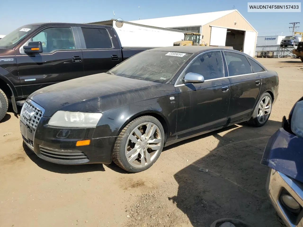 2008 Audi S6 Quattro VIN: WAUDN74F58N157433 Lot: 73305654