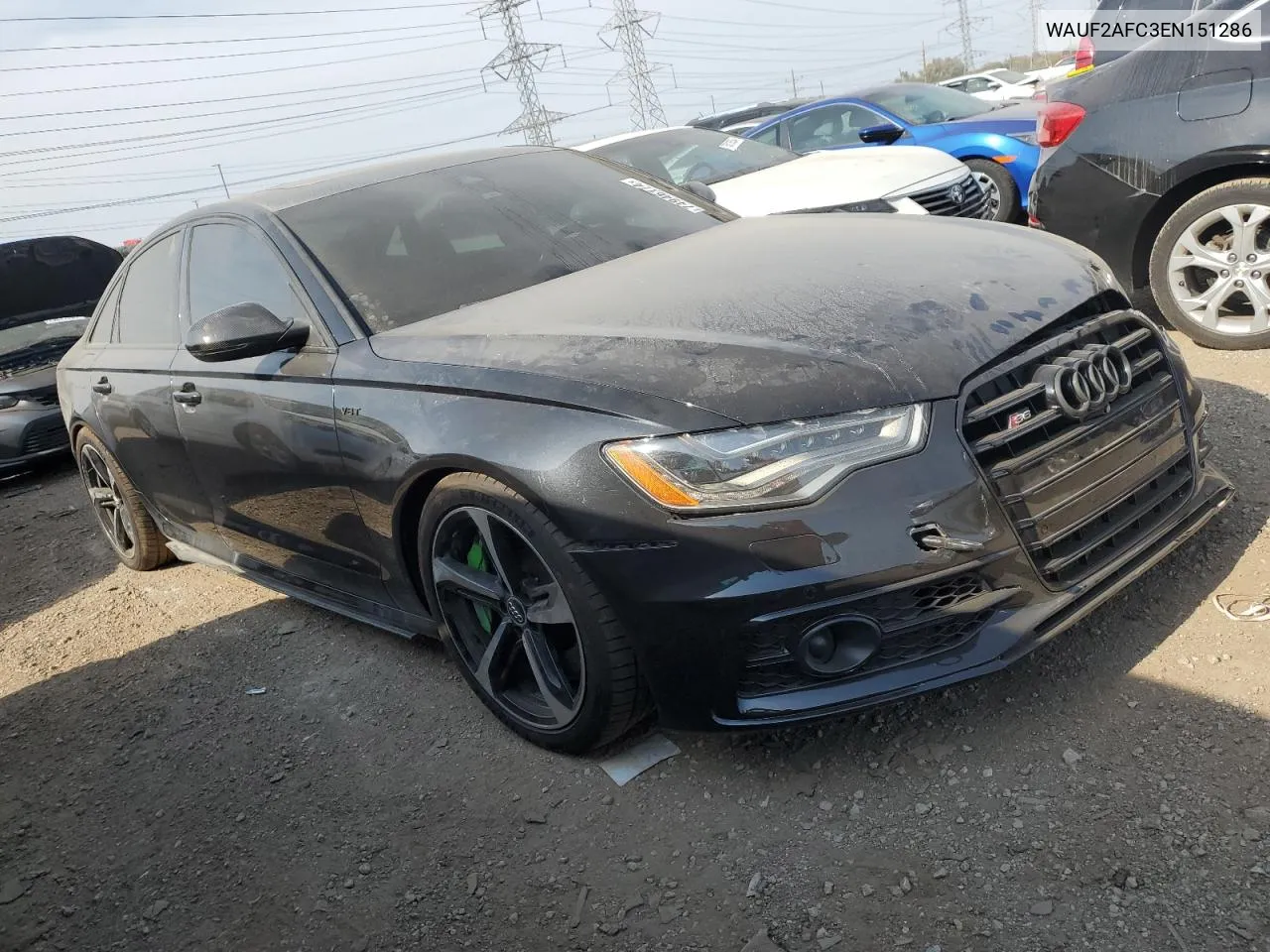 2014 Audi S6 VIN: WAUF2AFC3EN151286 Lot: 74946174