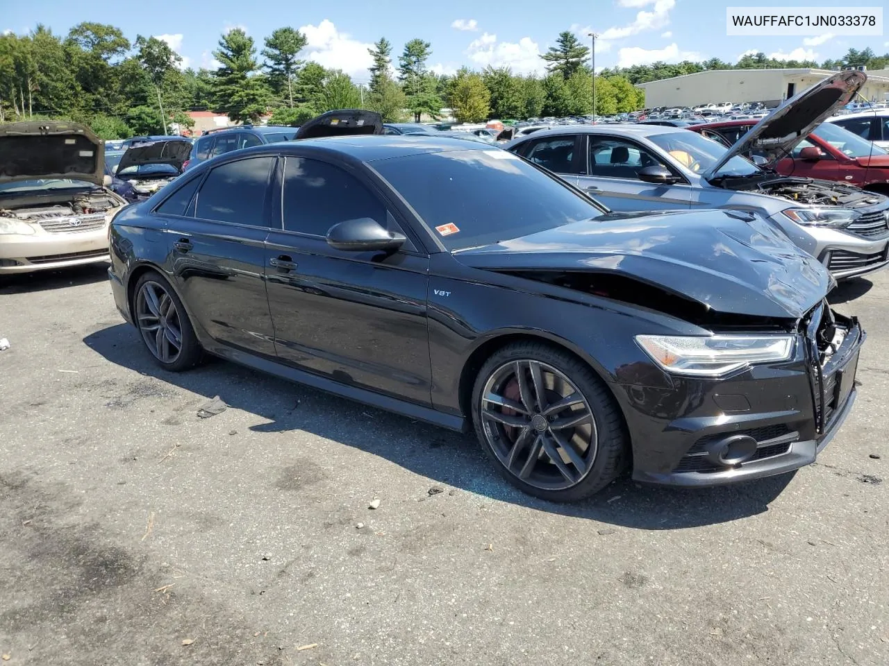 2018 Audi S6 Premium Plus VIN: WAUFFAFC1JN033378 Lot: 68545694