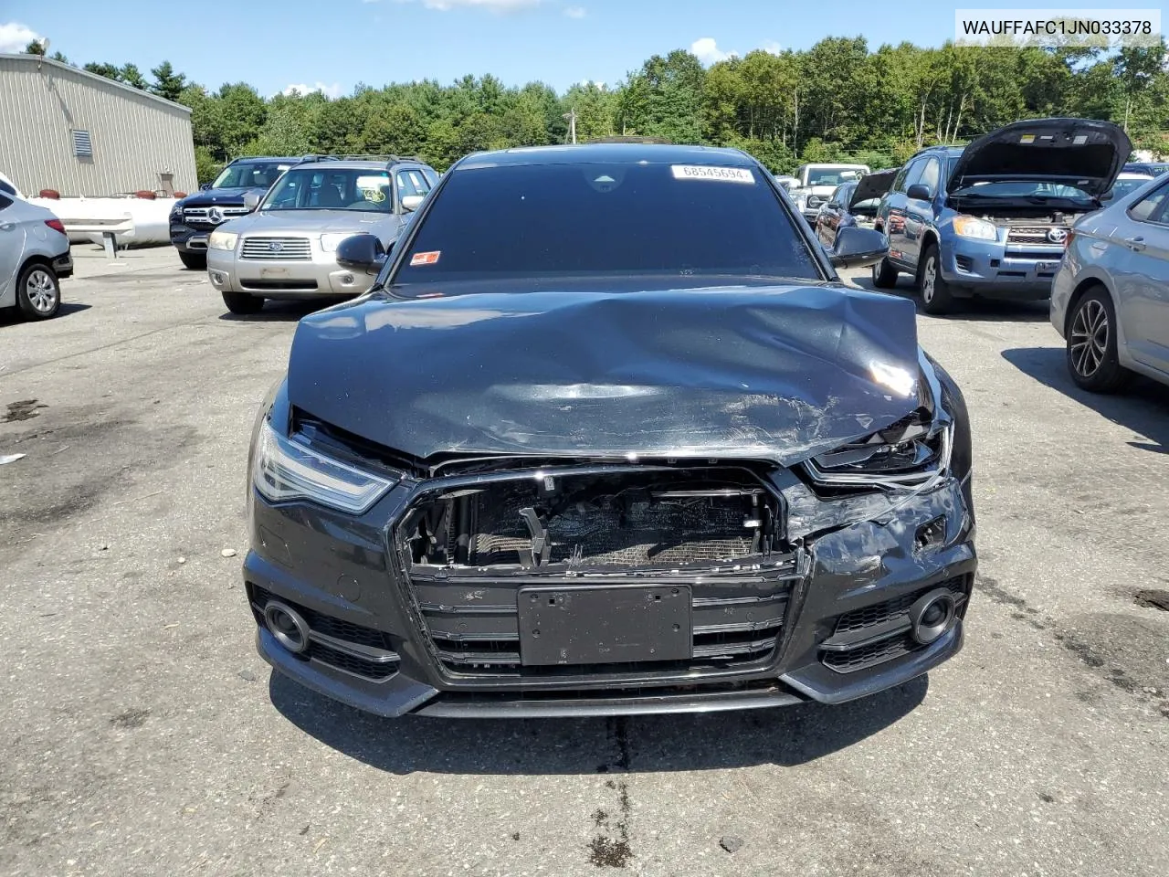 2018 Audi S6 Premium Plus VIN: WAUFFAFC1JN033378 Lot: 68545694