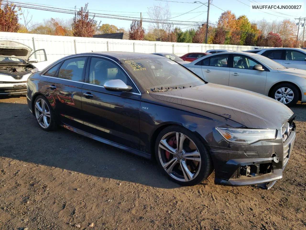 2018 Audi S6 Premium Plus VIN: WAUFFAFC4JN000827 Lot: 75673354