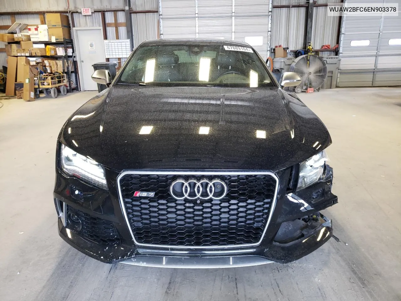 2014 Audi Rs7 VIN: WUAW2BFC6EN903378 Lot: 67889104