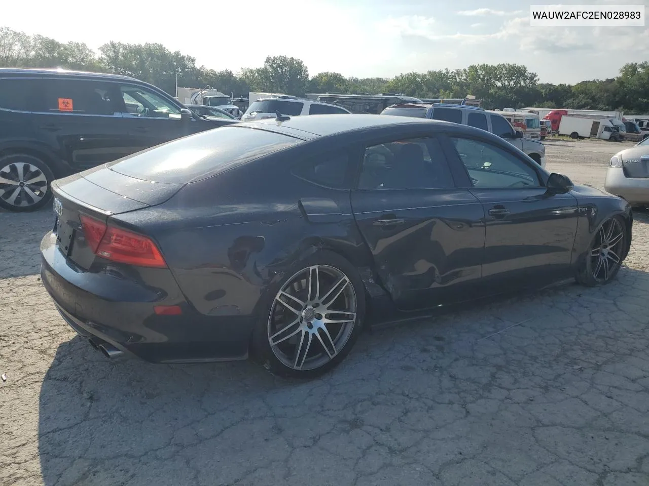 2014 Audi S7 Premium VIN: WAUW2AFC2EN028983 Lot: 69149694