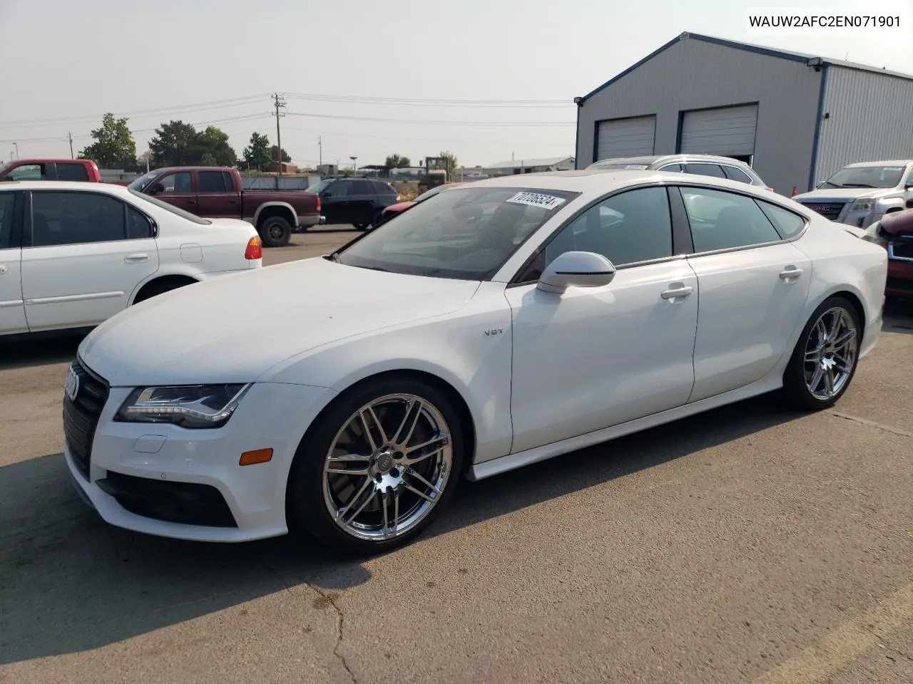 2014 Audi S7 Premium VIN: WAUW2AFC2EN071901 Lot: 40436475