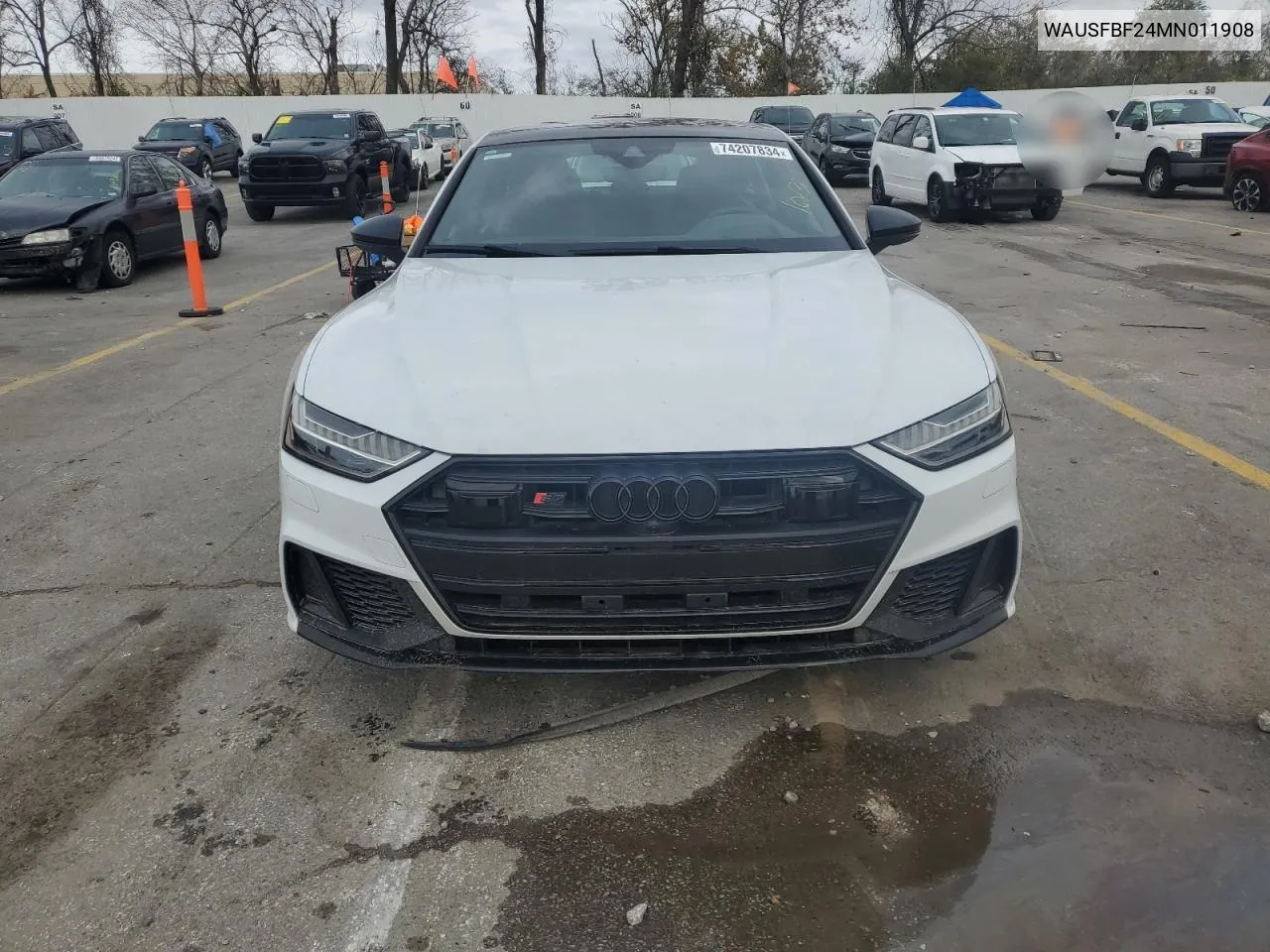 2021 Audi S7 Prestige VIN: WAUSFBF24MN011908 Lot: 74207834