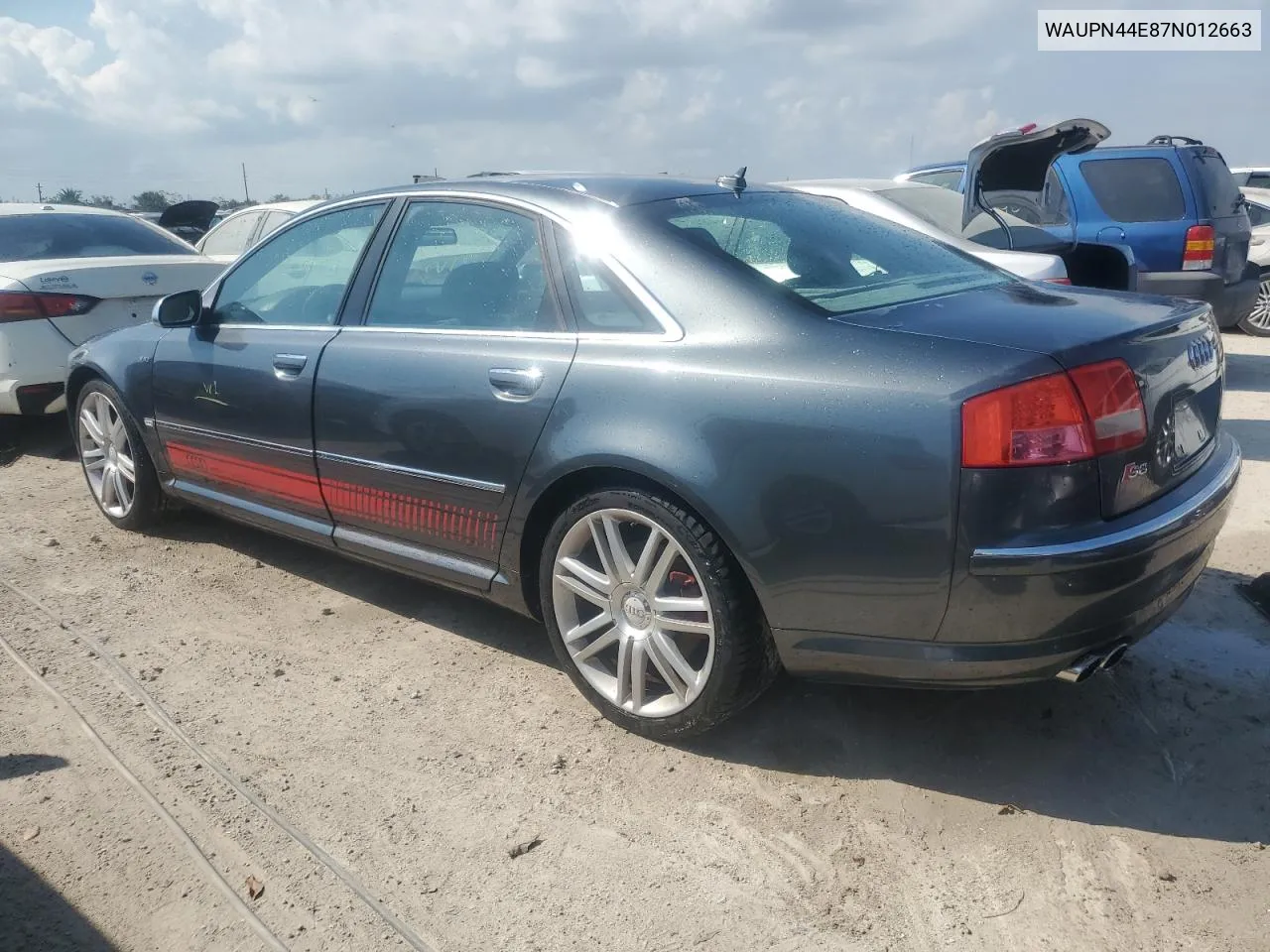 2007 Audi S8 Quattro VIN: WAUPN44E87N012663 Lot: 76015614