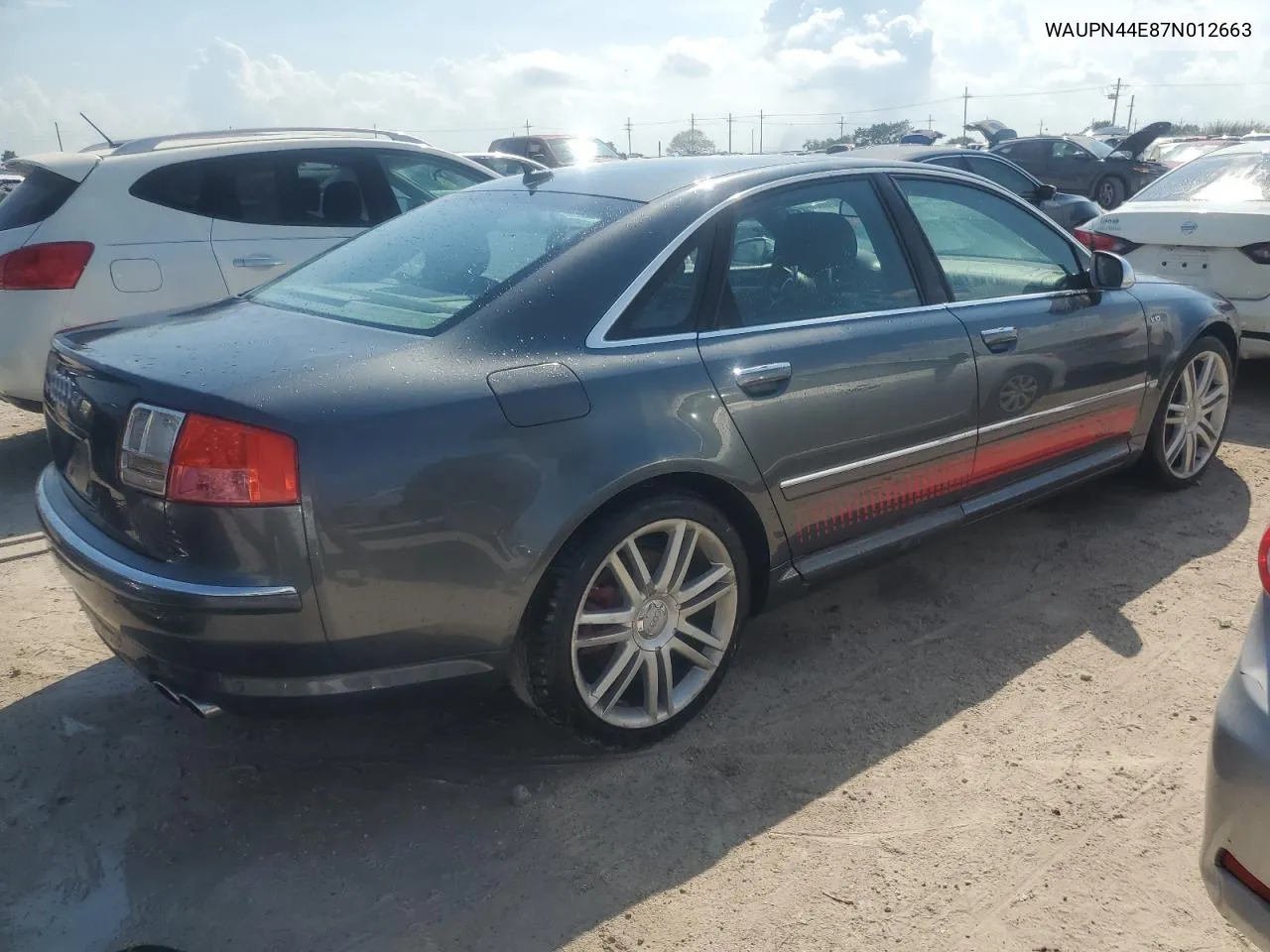 2007 Audi S8 Quattro VIN: WAUPN44E87N012663 Lot: 76015614