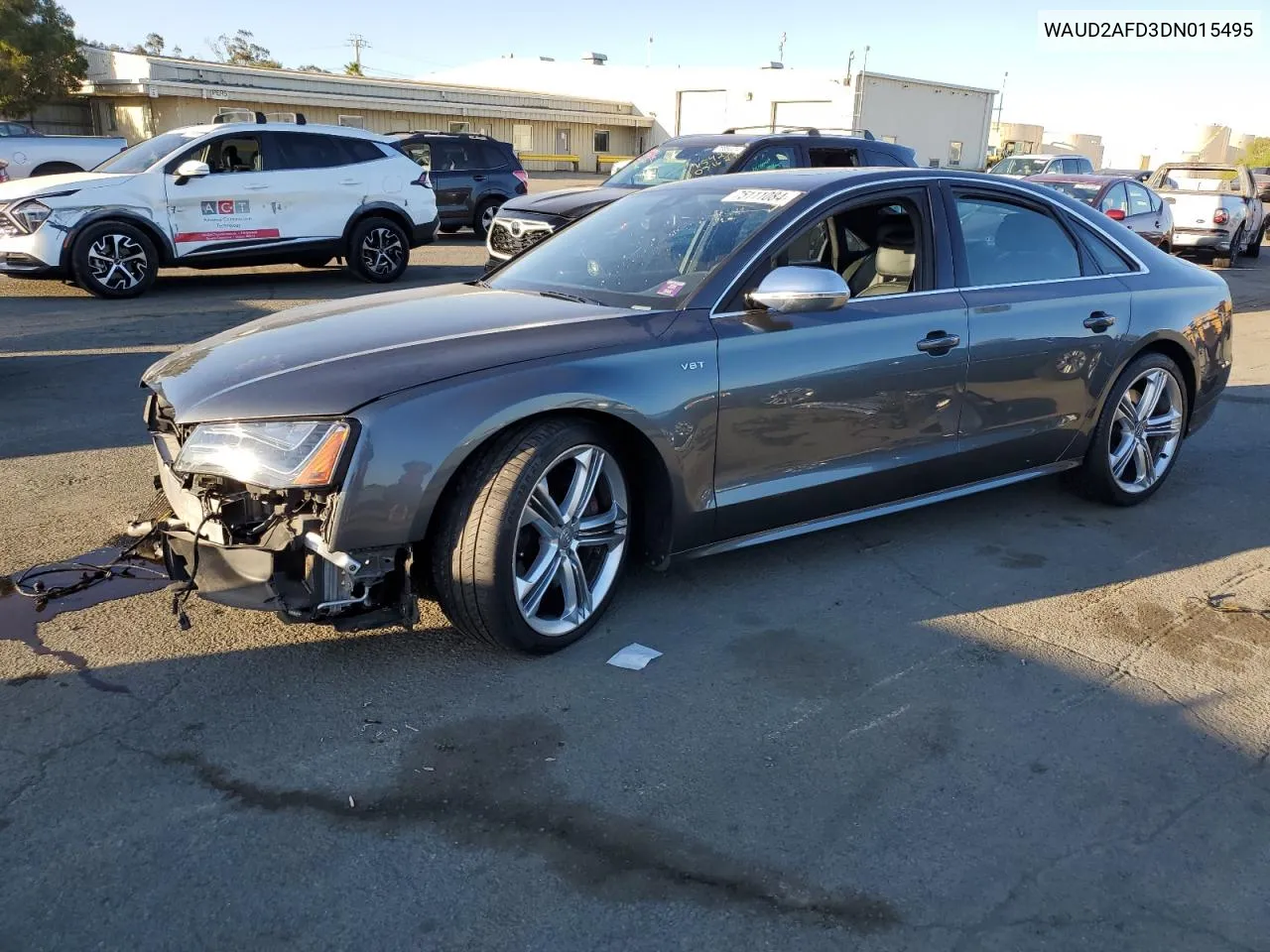 2013 Audi S8 Quattro VIN: WAUD2AFD3DN015495 Lot: 75111084