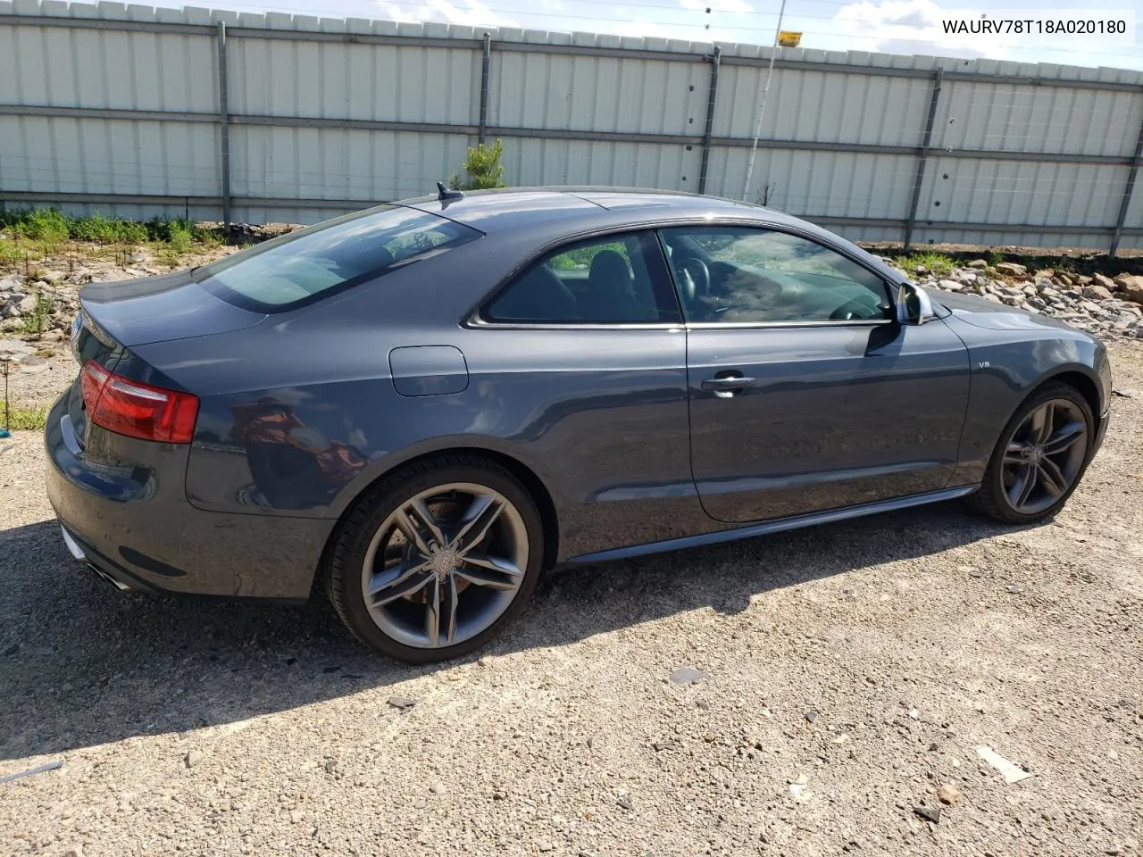 WAURV78T18A020180 2008 Audi S5 Quattro