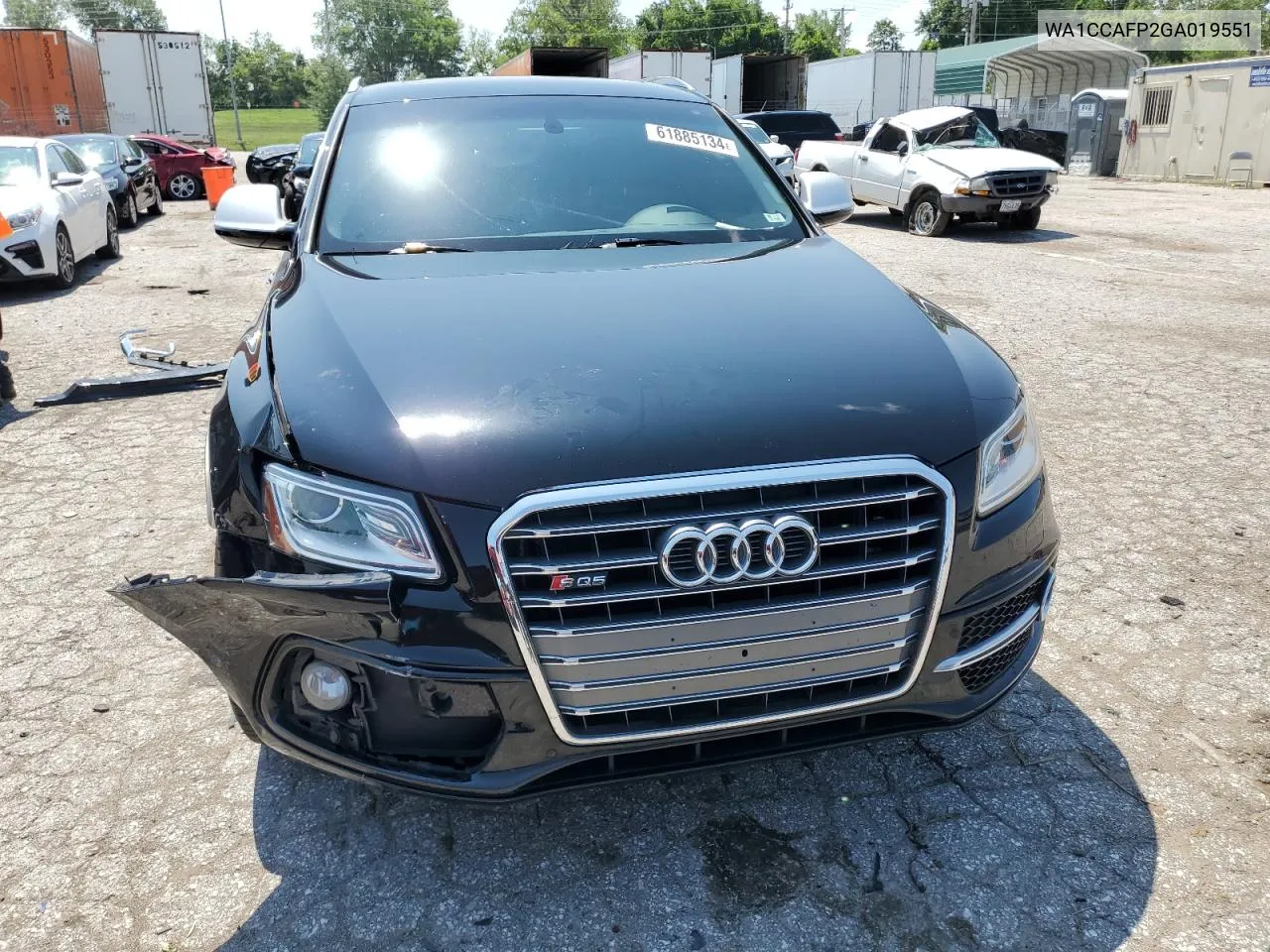 2016 Audi Sq5 Premium Plus VIN: WA1CCAFP2GA019551 Lot: 61885134