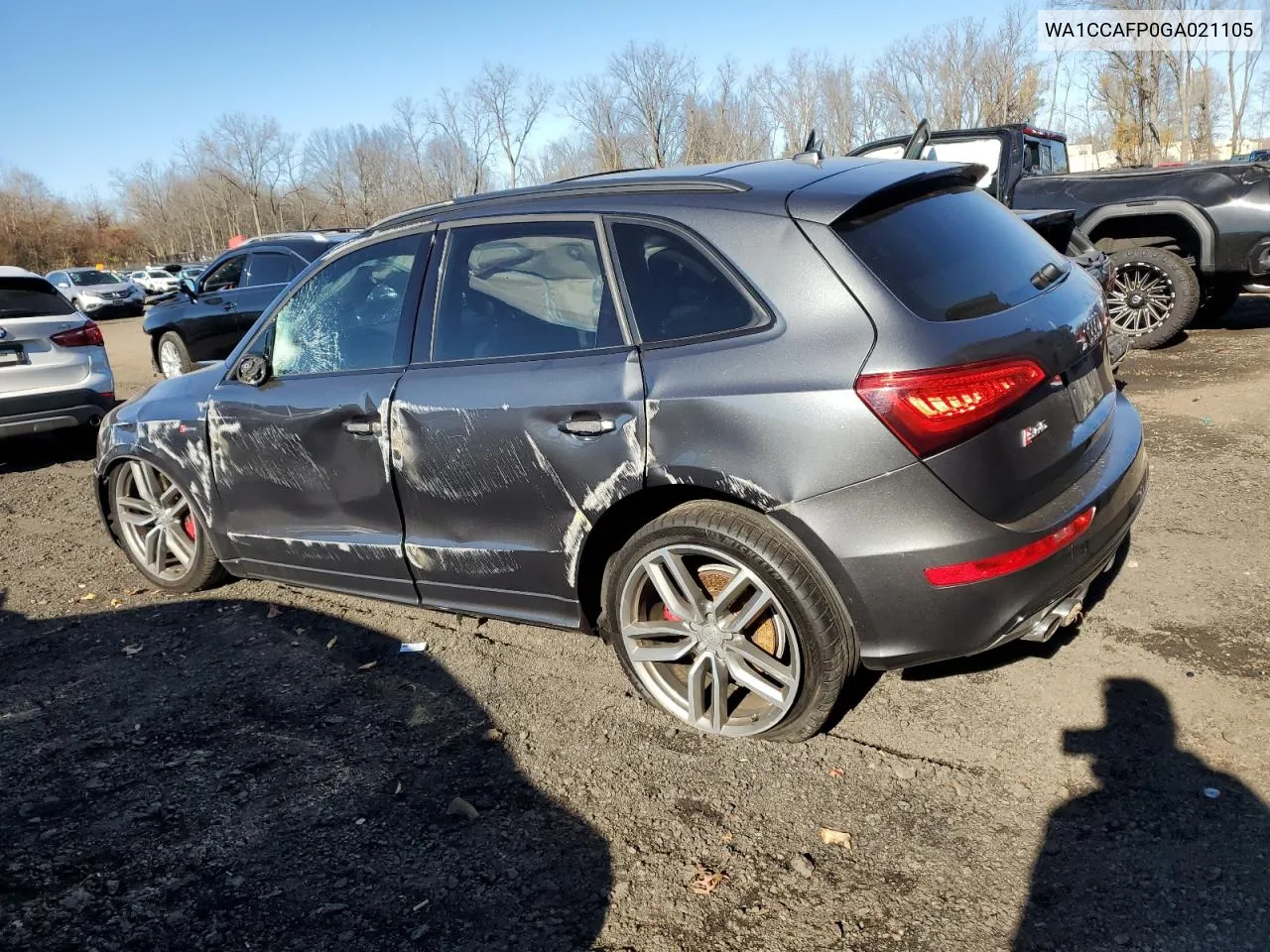 2016 Audi Sq5 Premium Plus VIN: WA1CCAFP0GA021105 Lot: 79465394