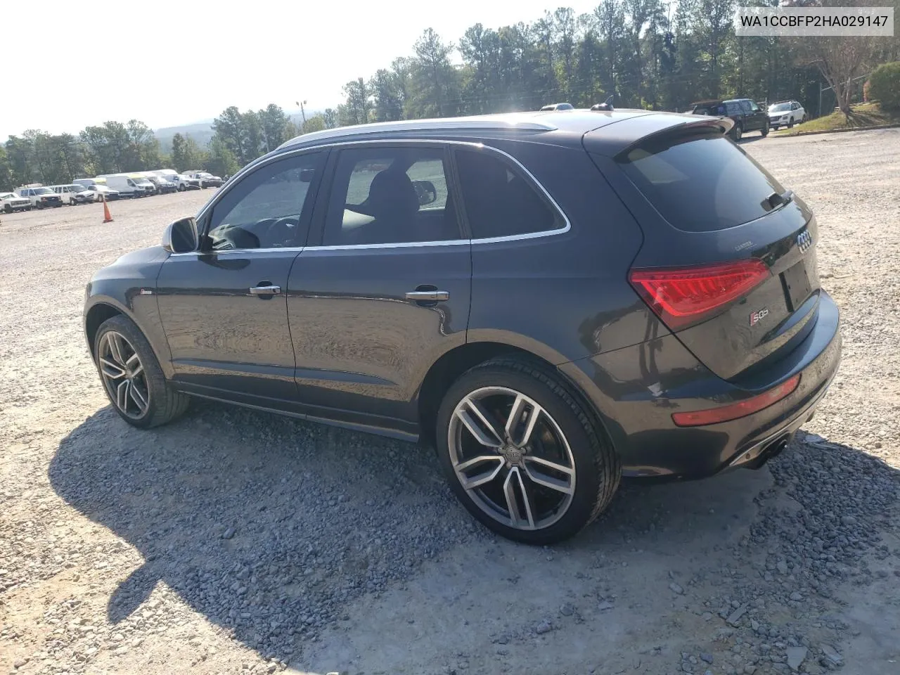 2017 Audi Sq5 Premium Plus VIN: WA1CCBFP2HA029147 Lot: 74914084