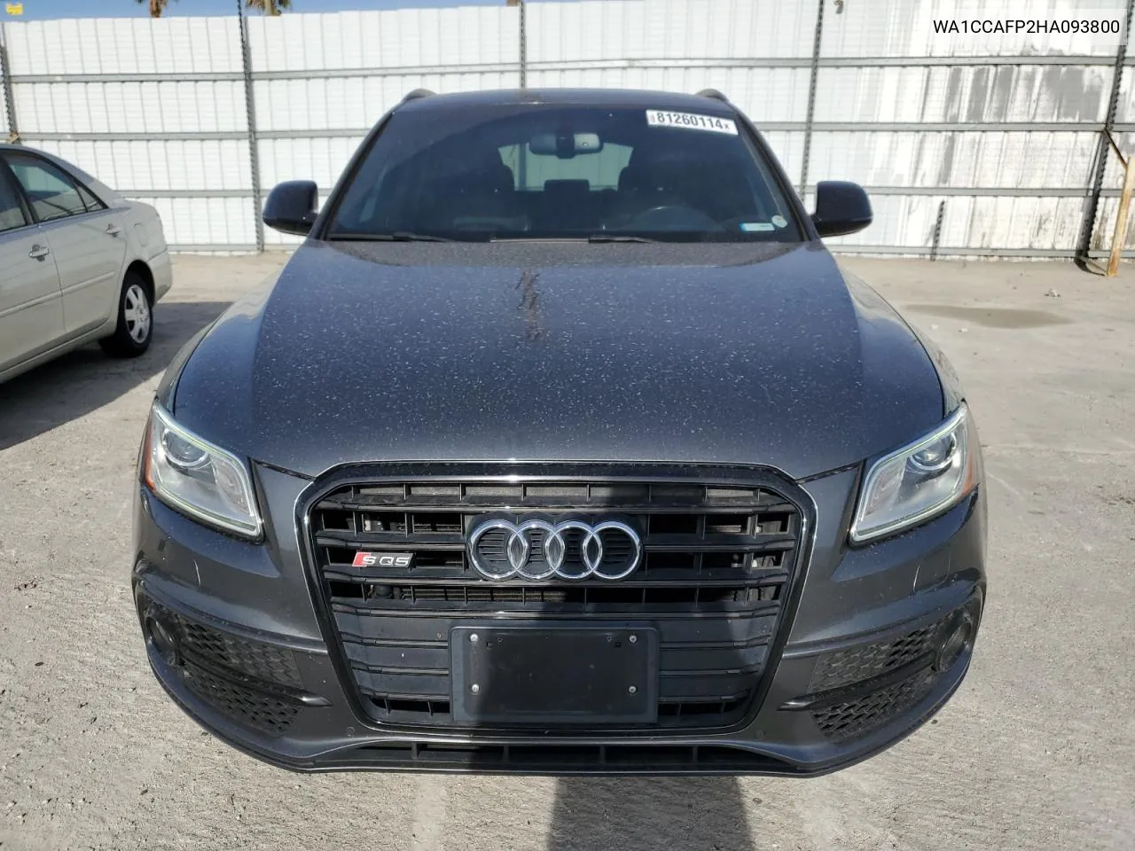 2017 Audi Sq5 Premium Plus VIN: WA1CCAFP2HA093800 Lot: 81260114