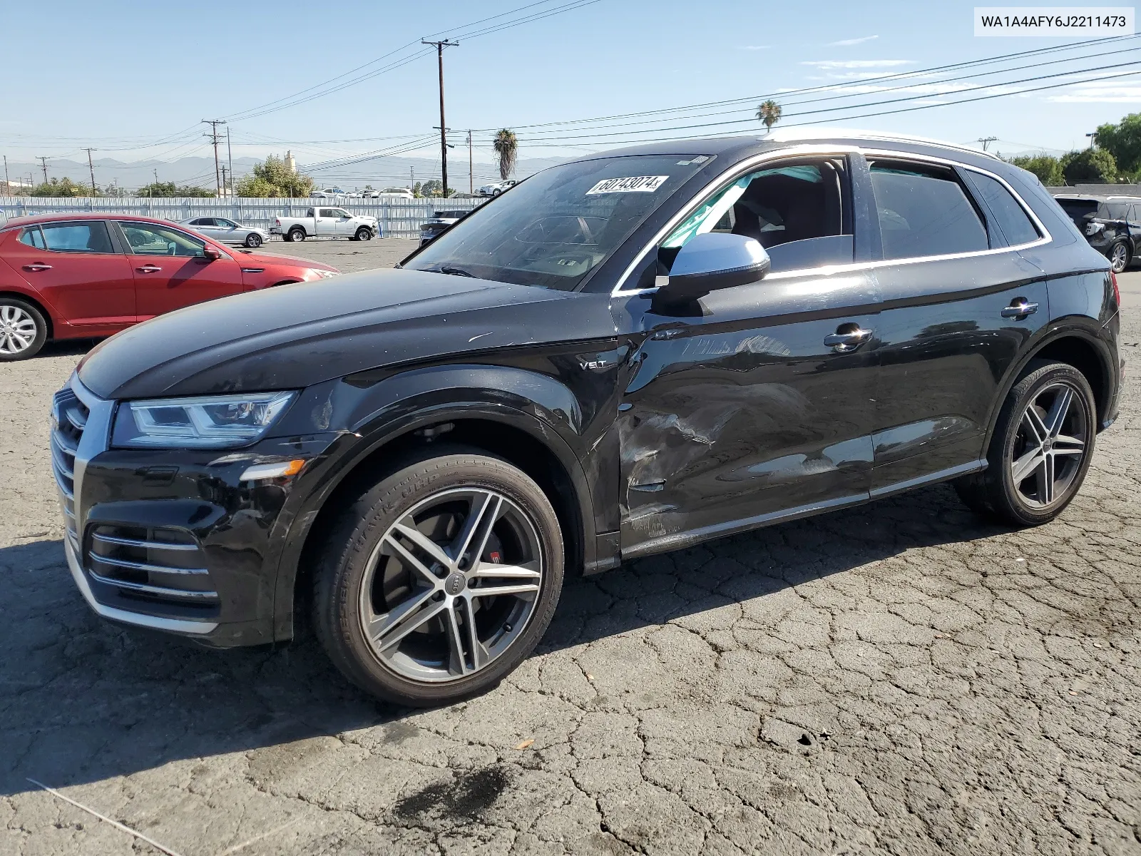 2018 Audi Sq5 Premium Plus VIN: WA1A4AFY6J2211473 Lot: 60743074