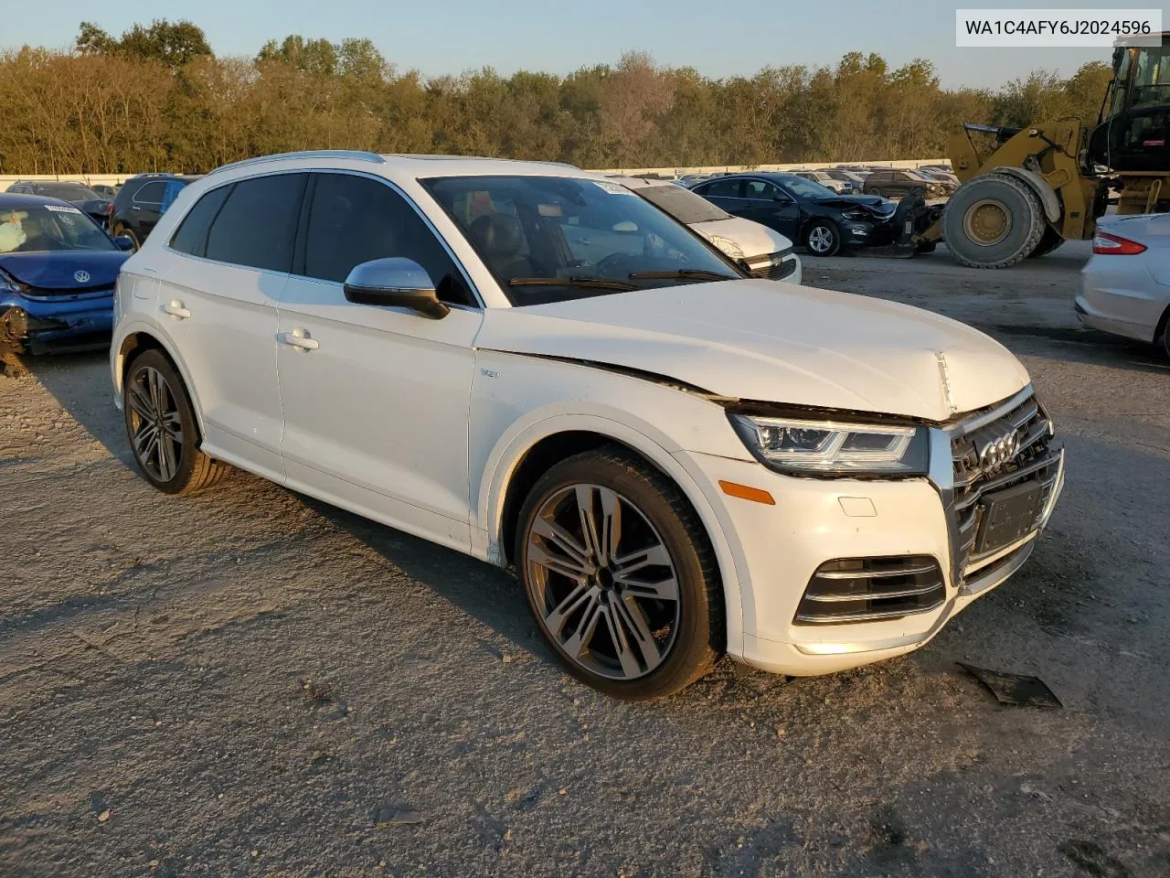 2018 Audi Sq5 Prestige VIN: WA1C4AFY6J2024596 Lot: 75256704