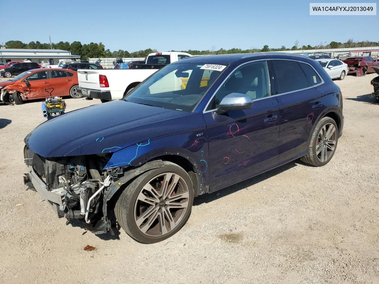 2018 Audi Sq5 Prestige VIN: WA1C4AFYXJ2013049 Lot: 75816324