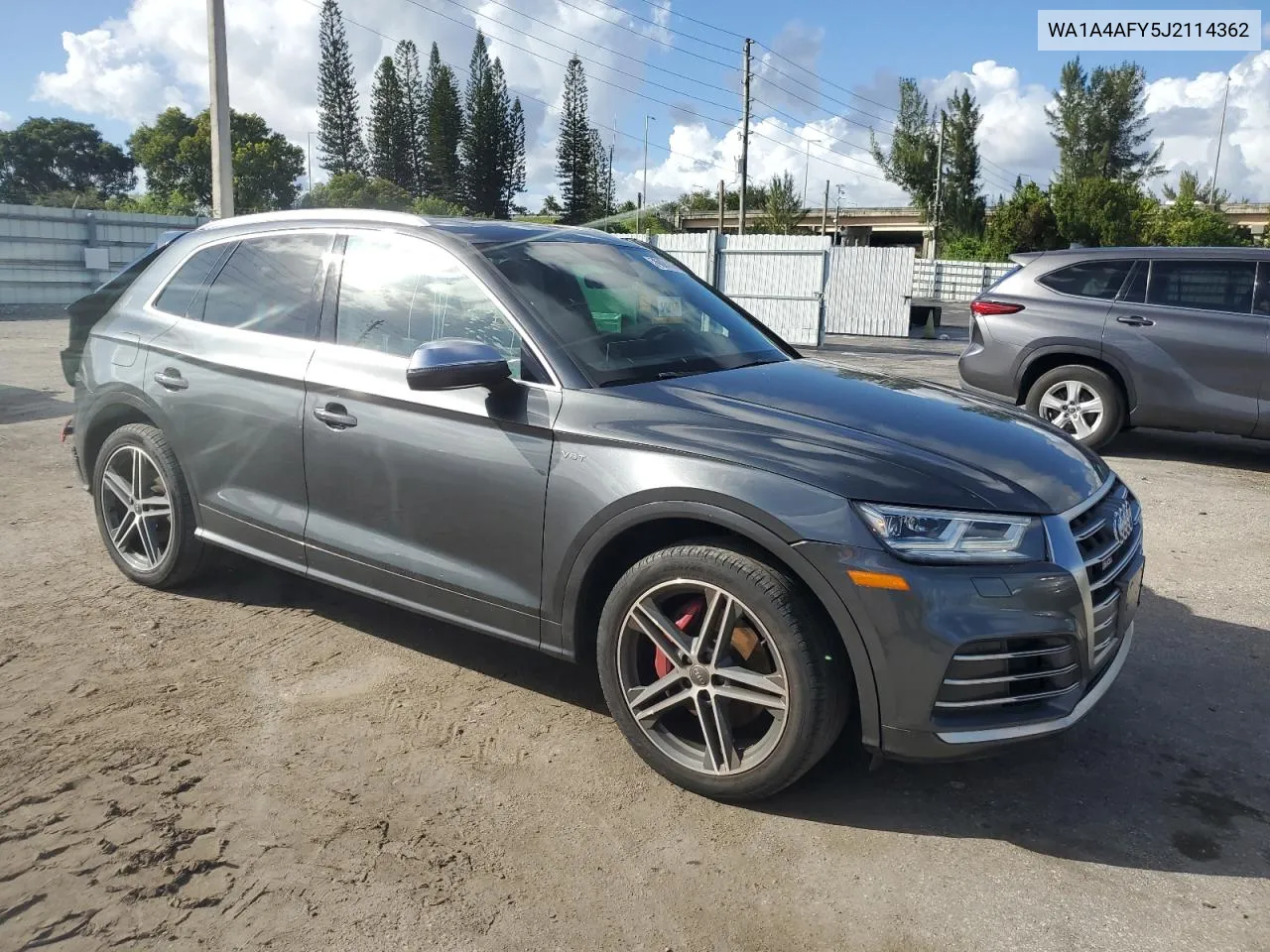 2018 Audi Sq5 Premium Plus VIN: WA1A4AFY5J2114362 Lot: 76091474