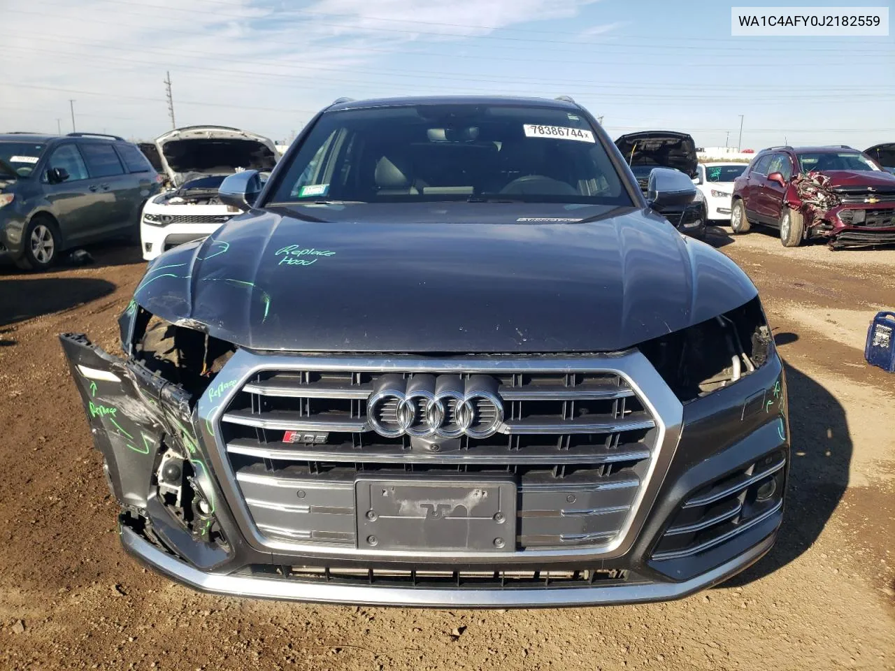 2018 Audi Sq5 Prestige VIN: WA1C4AFY0J2182559 Lot: 78386744