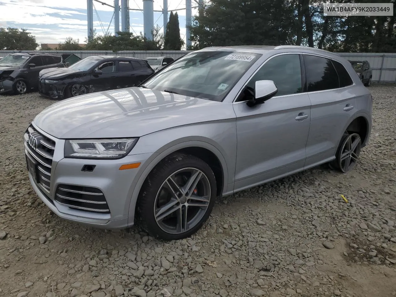 2019 Audi Sq5 Premium Plus VIN: WA1B4AFY9K2033449 Lot: 72189954