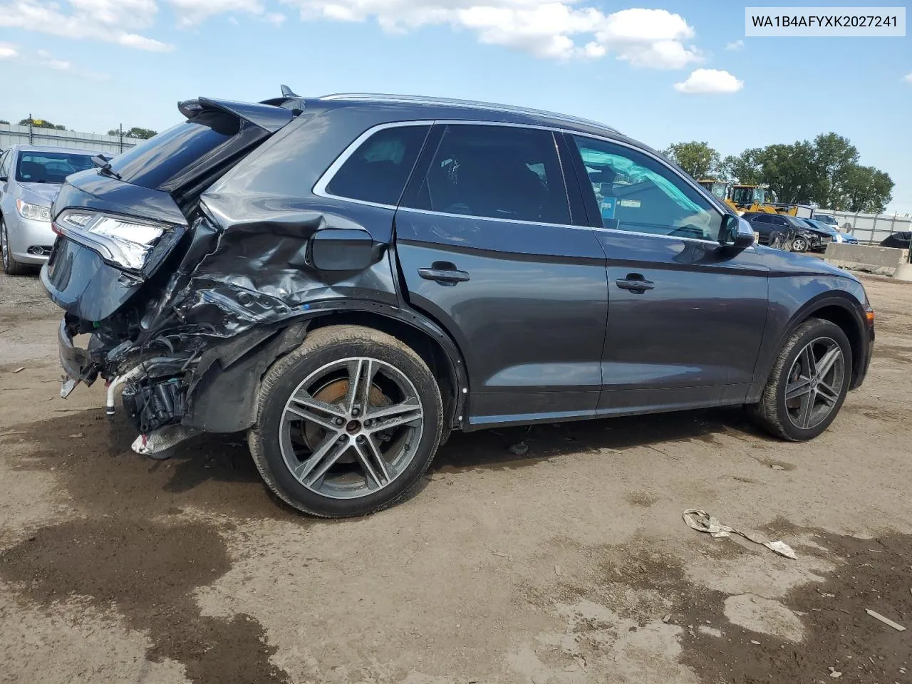 2019 Audi Sq5 Premium Plus VIN: WA1B4AFYXK2027241 Lot: 72826554