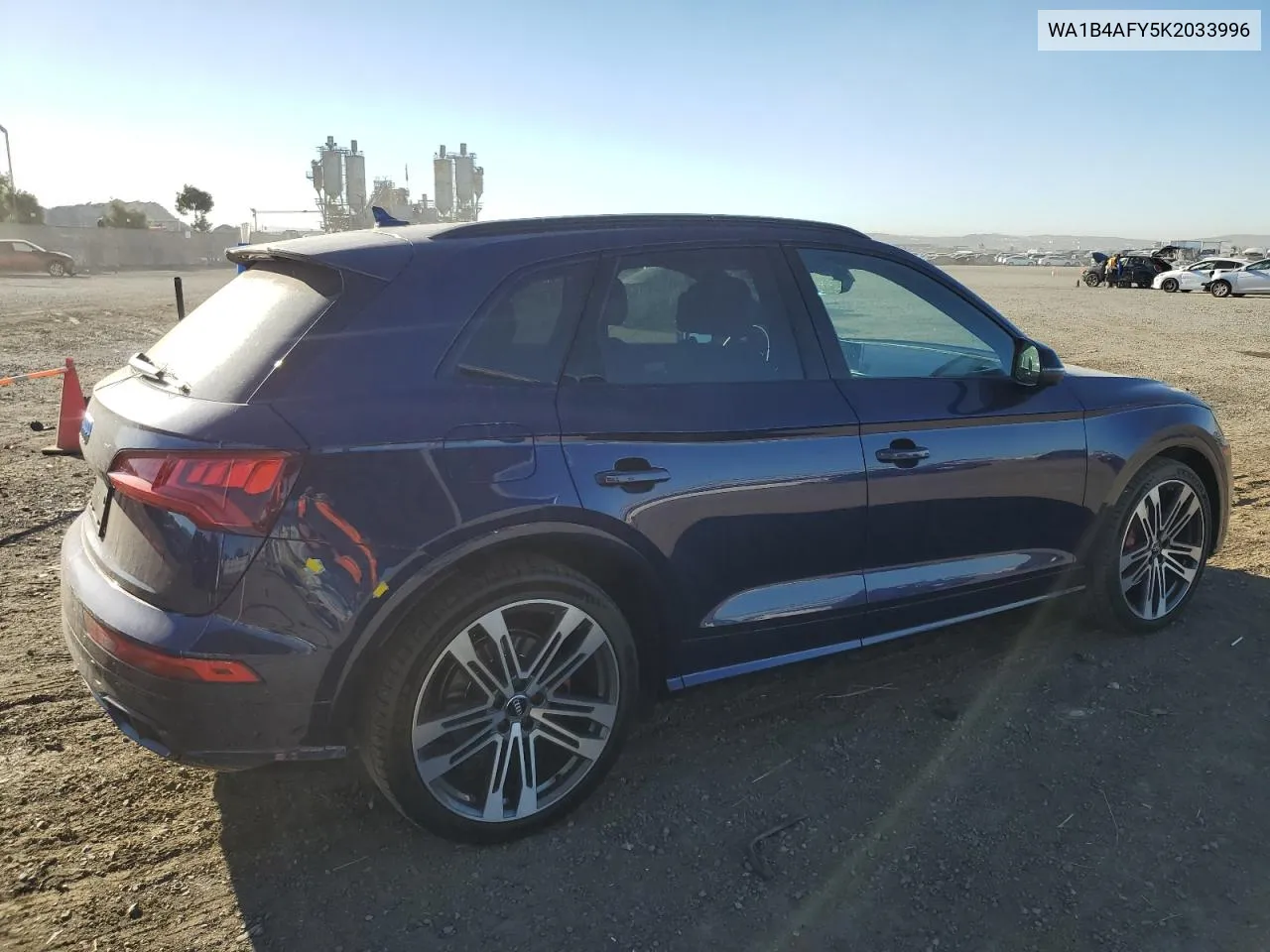 2019 Audi Sq5 Premium Plus VIN: WA1B4AFY5K2033996 Lot: 78657034