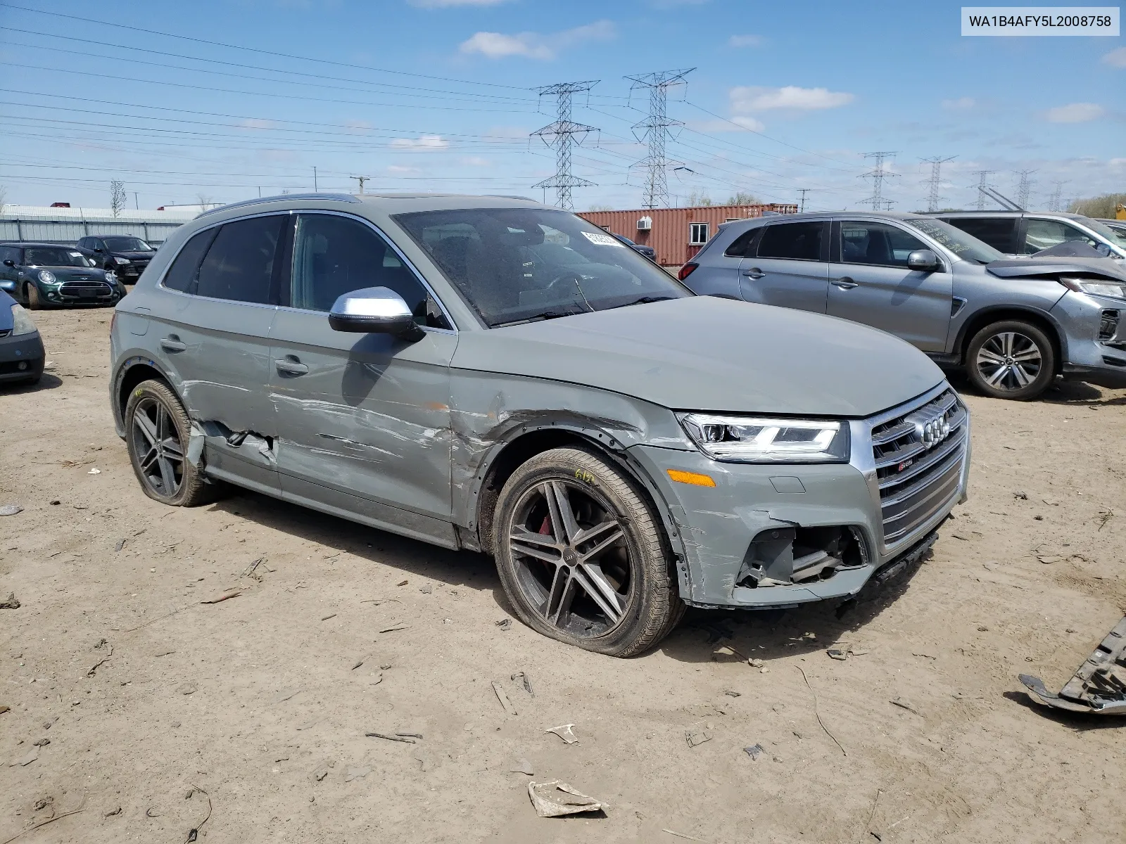 WA1B4AFY5L2008758 2020 Audi Sq5 Premium Plus