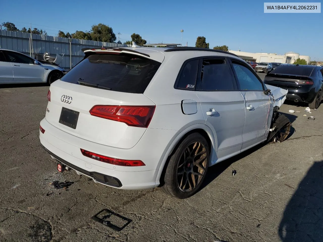 2020 Audi Sq5 Premium Plus VIN: WA1B4AFY4L2062231 Lot: 67065104