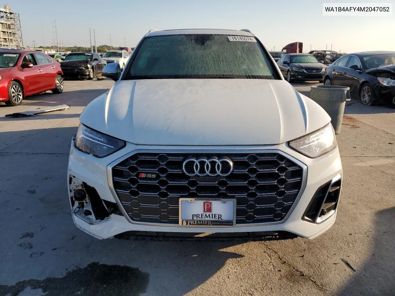 2021 Audi Sq5 Premium Plus VIN: WA1B4AFY4M2047052 Lot: 78145574