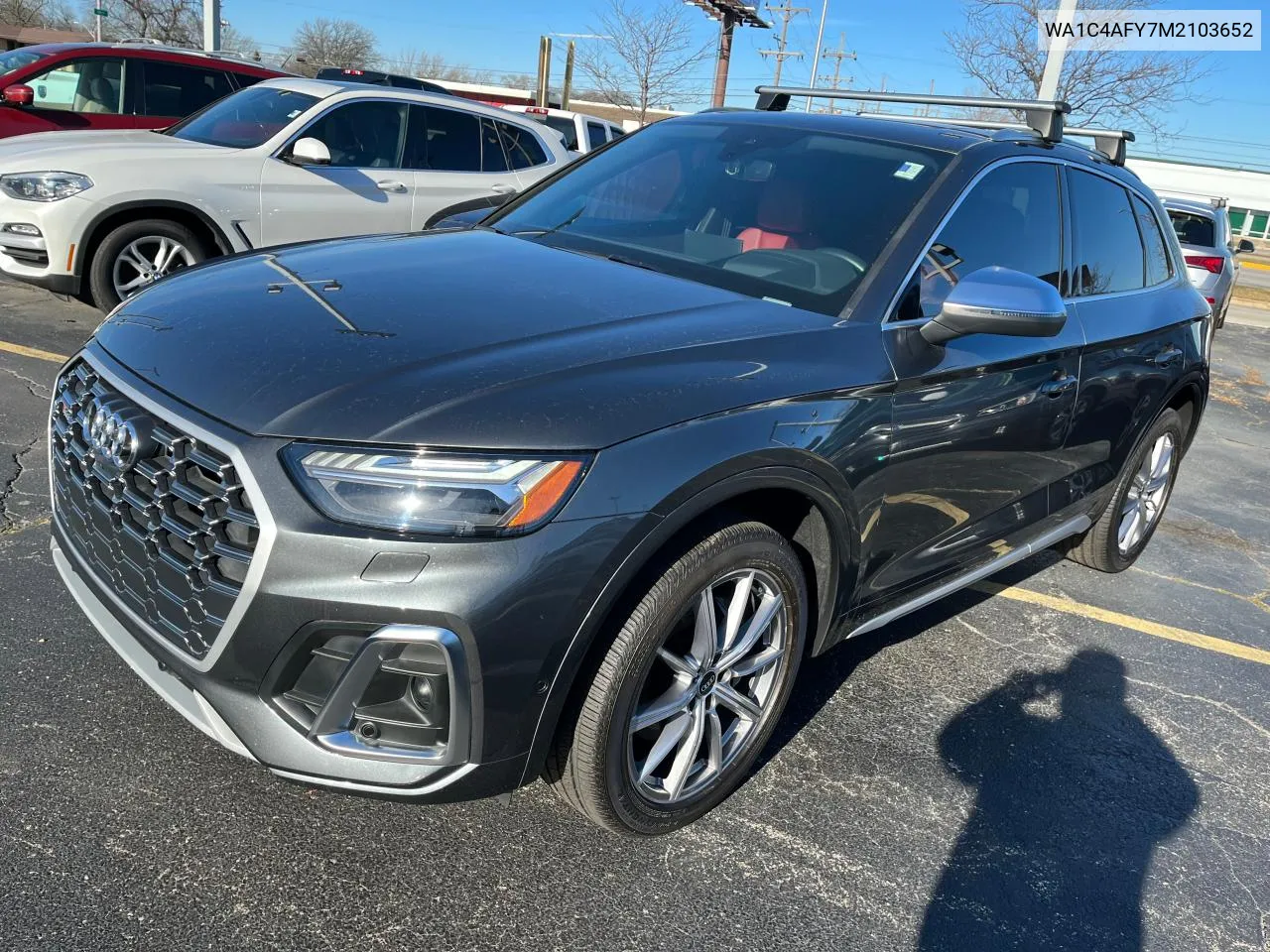 2021 Audi Sq5 Prestige VIN: WA1C4AFY7M2103652 Lot: 80634844