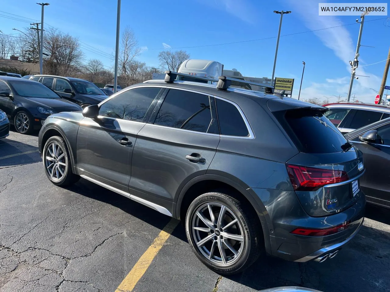 2021 Audi Sq5 Prestige VIN: WA1C4AFY7M2103652 Lot: 80634844