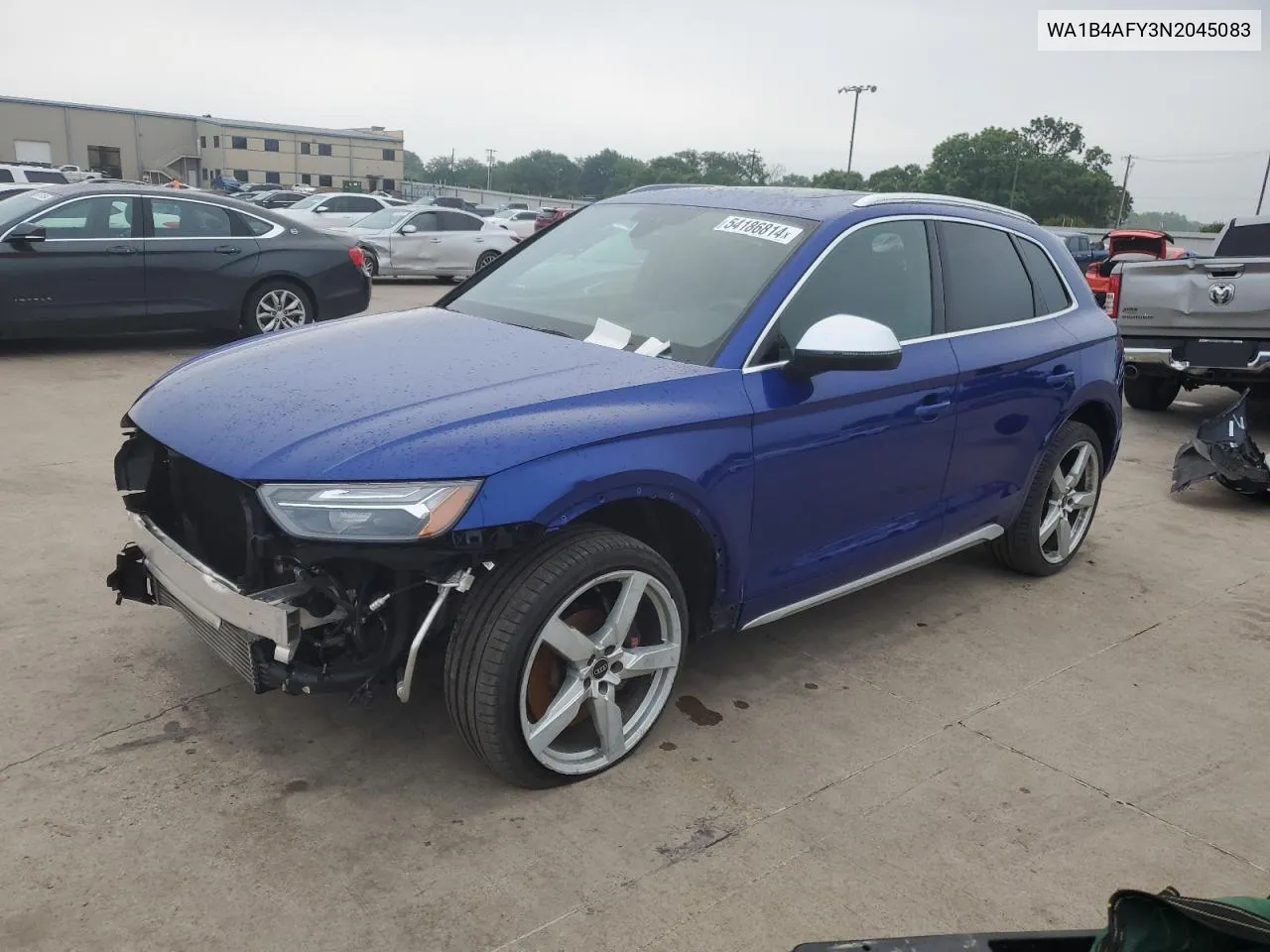 2022 Audi Sq5 Premium Plus VIN: WA1B4AFY3N2045083 Lot: 54186814